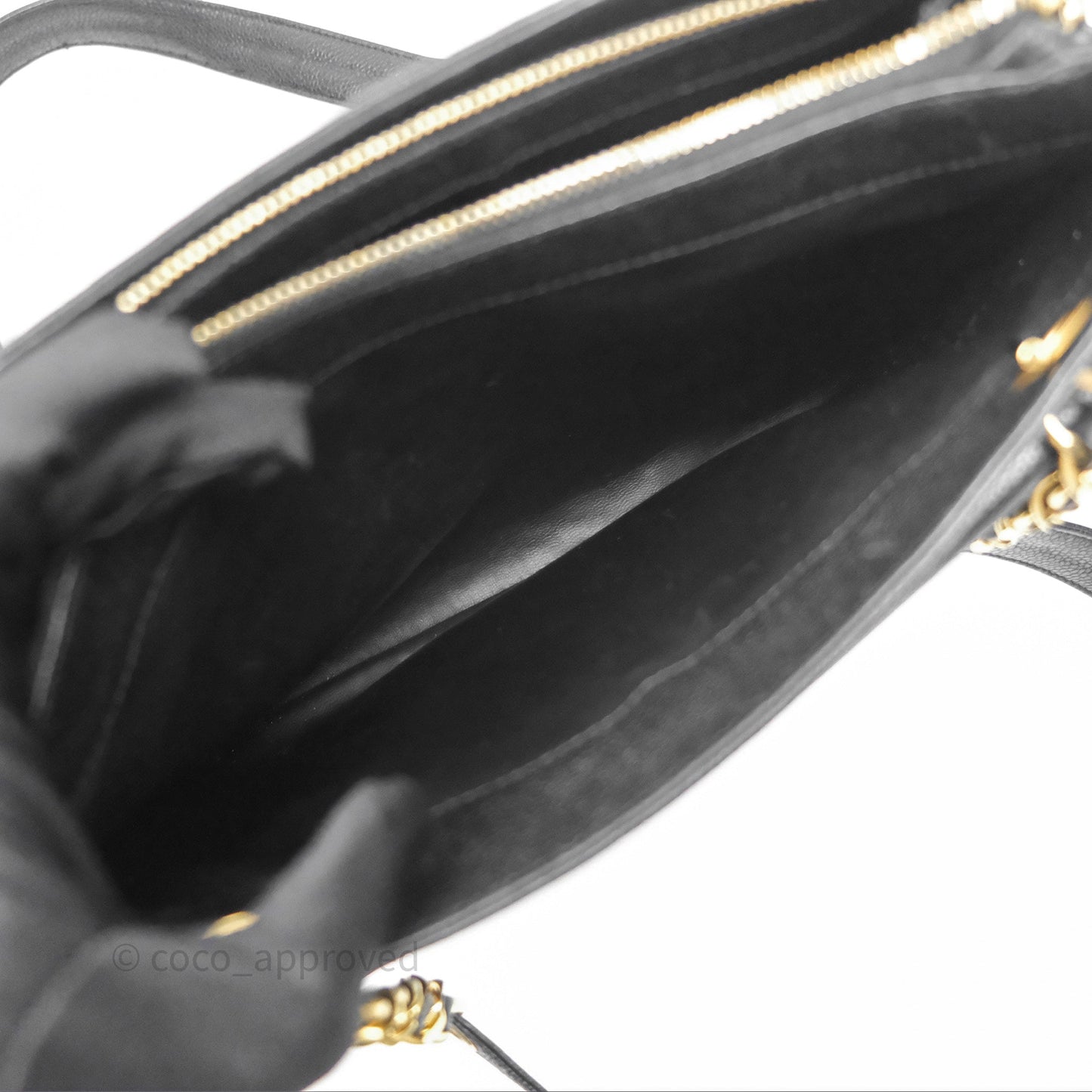 Chanel Vintage Tote Black 24K Gold Hardware