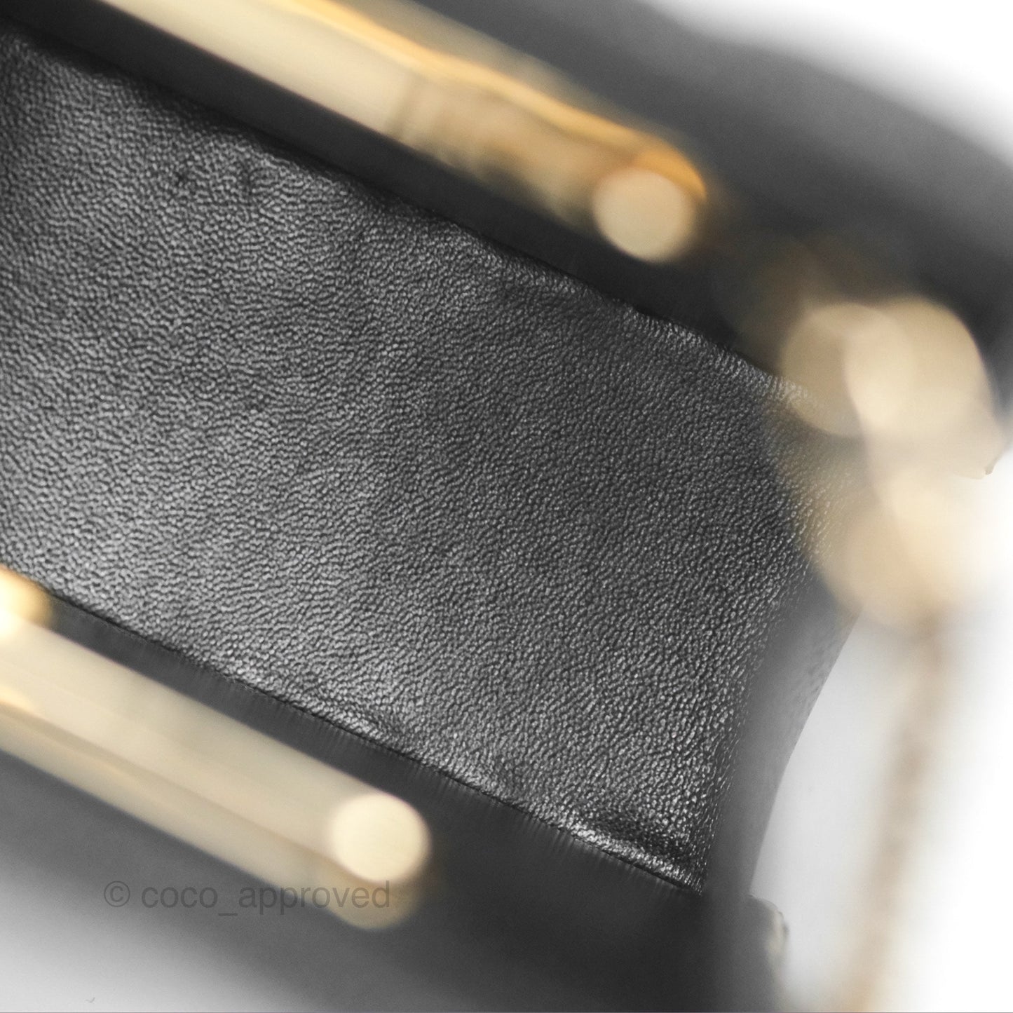 Chanel Evening Bag Caviar Black Gold Hardware 22S