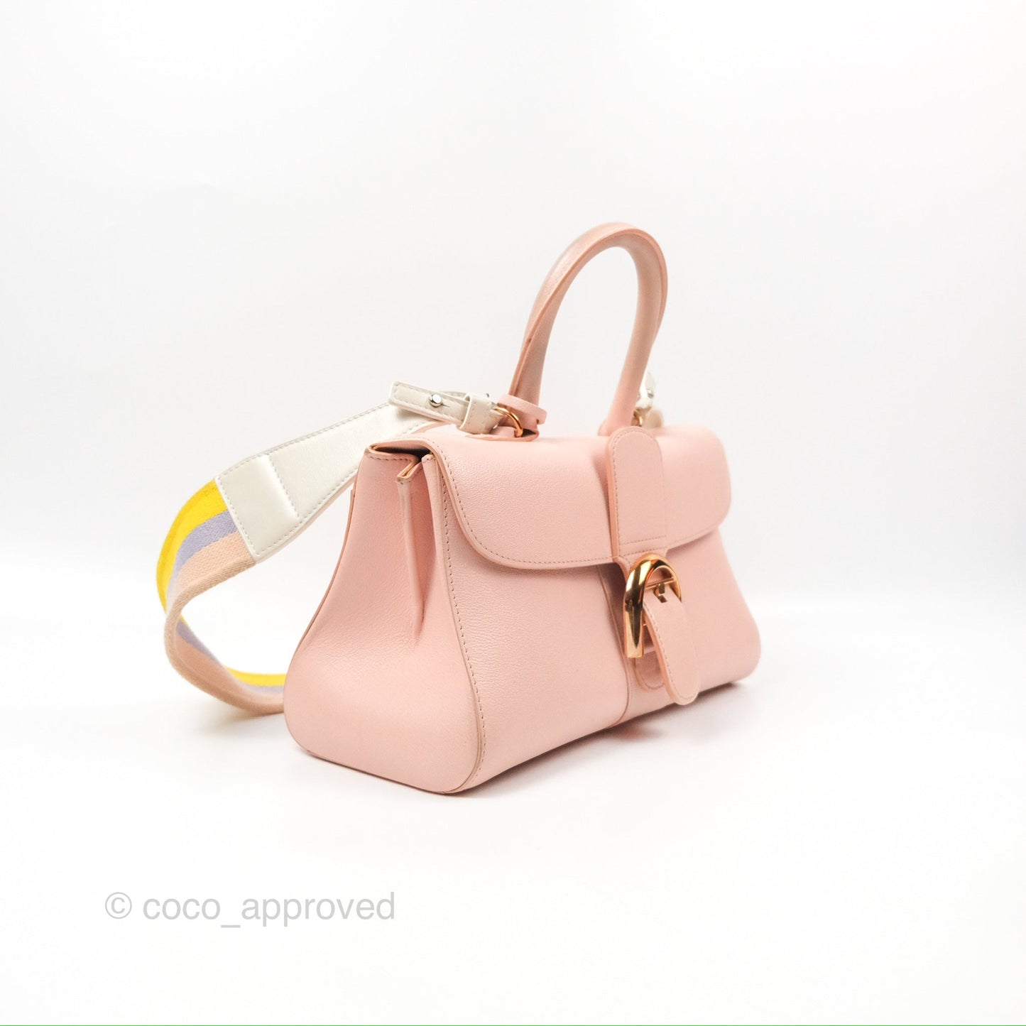 Delvaux Brillant East West Top Handle Bag Nude Pink Rose Gold Hardware
