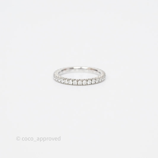 Cartier Diamonds Ring White Gold Size 46