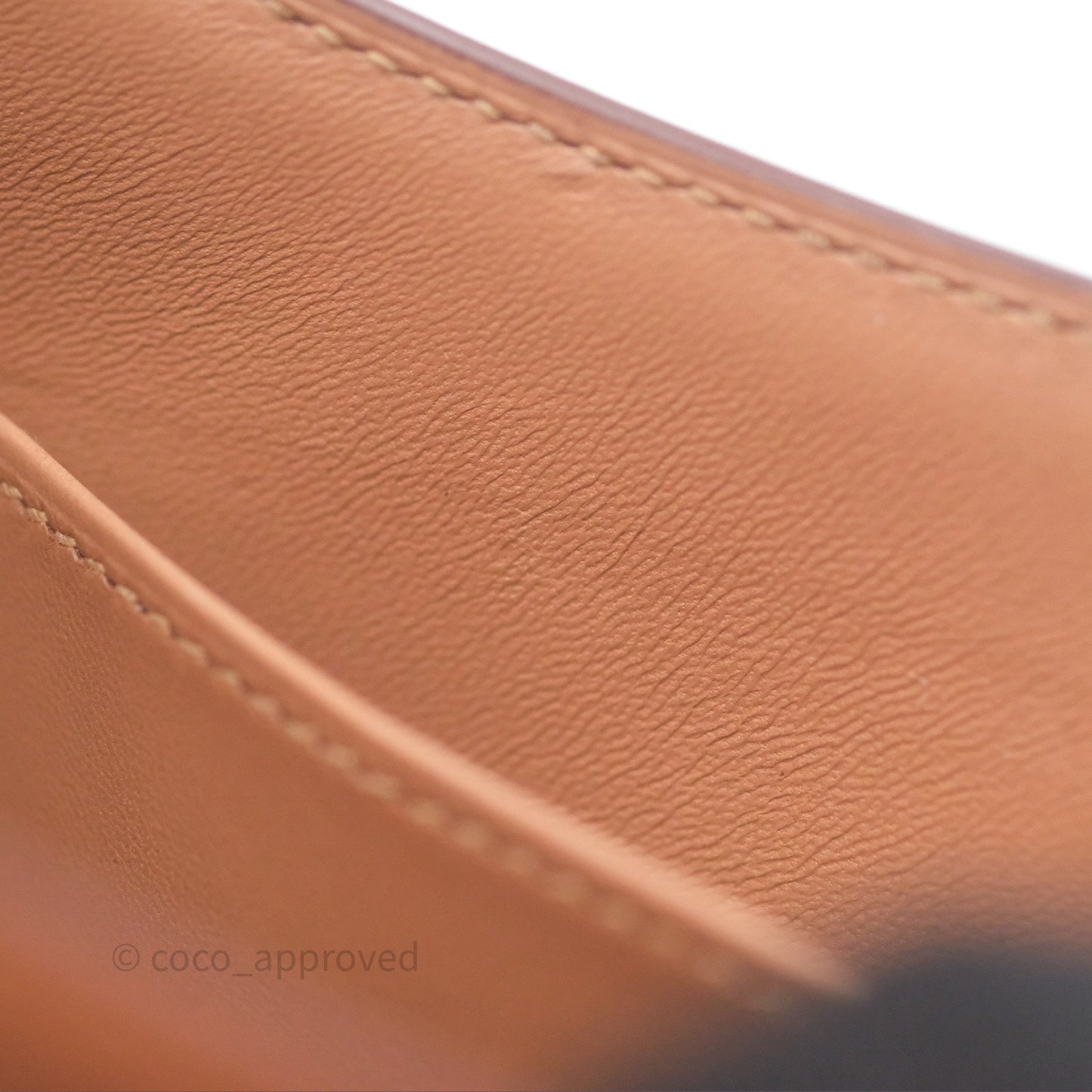 Hermès Constance Mini Quebracho Chevre Gold Hardware