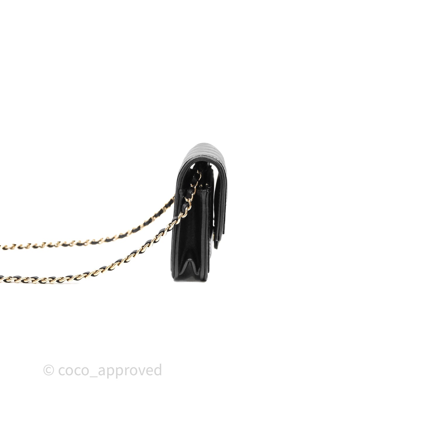 Chanel Mini Flap Bag Black Lambskin Gold Hardware