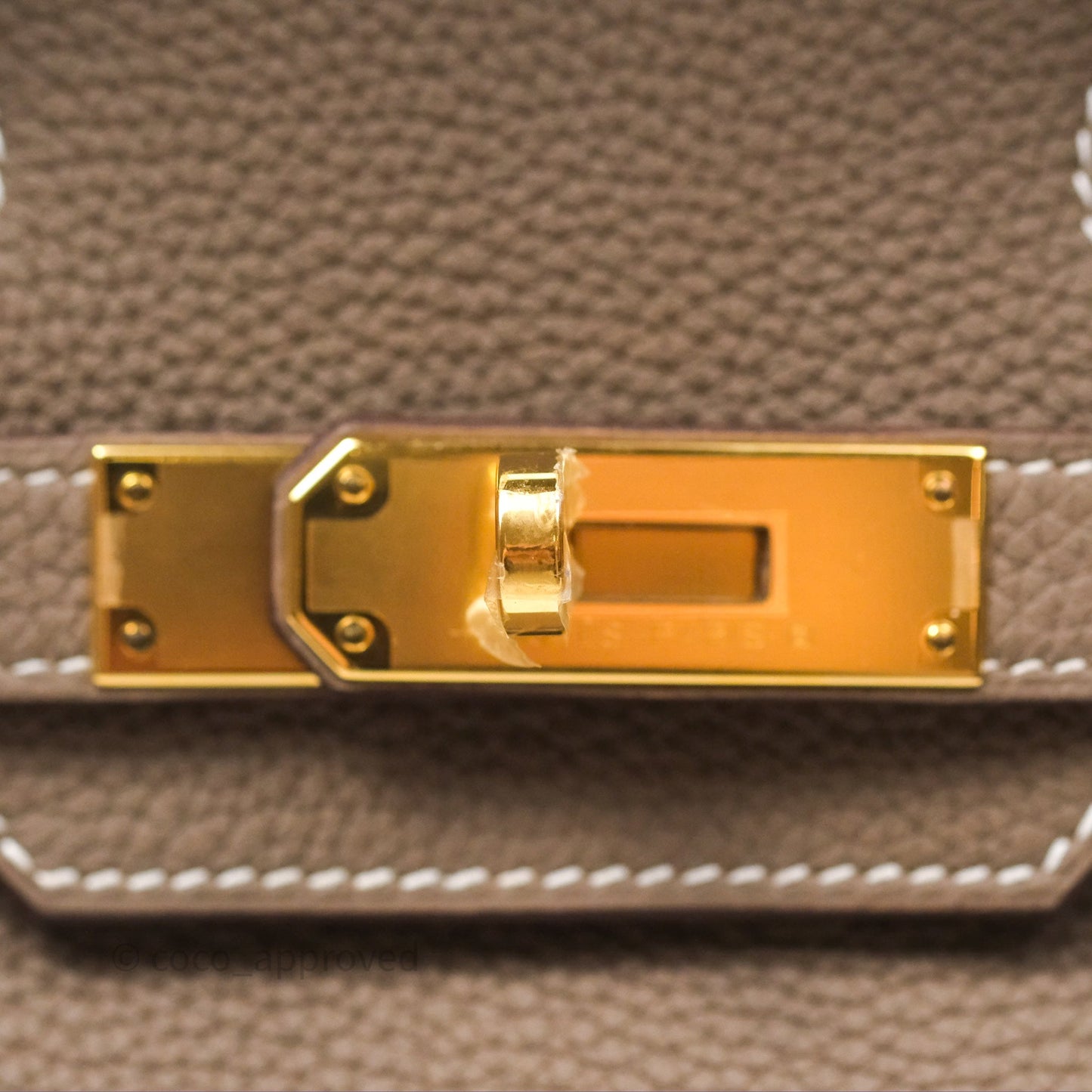 Hermès Birkin 30 Retourne Etoupe 18 Togo Gold Hardware