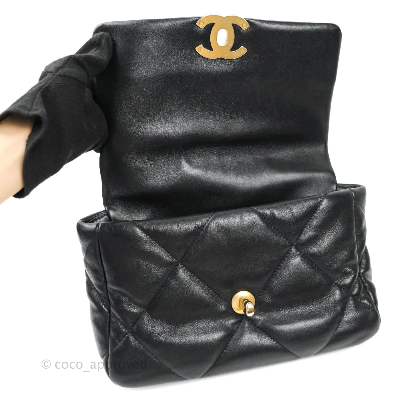 Chanel 19 Small Black Mixed Hardware
