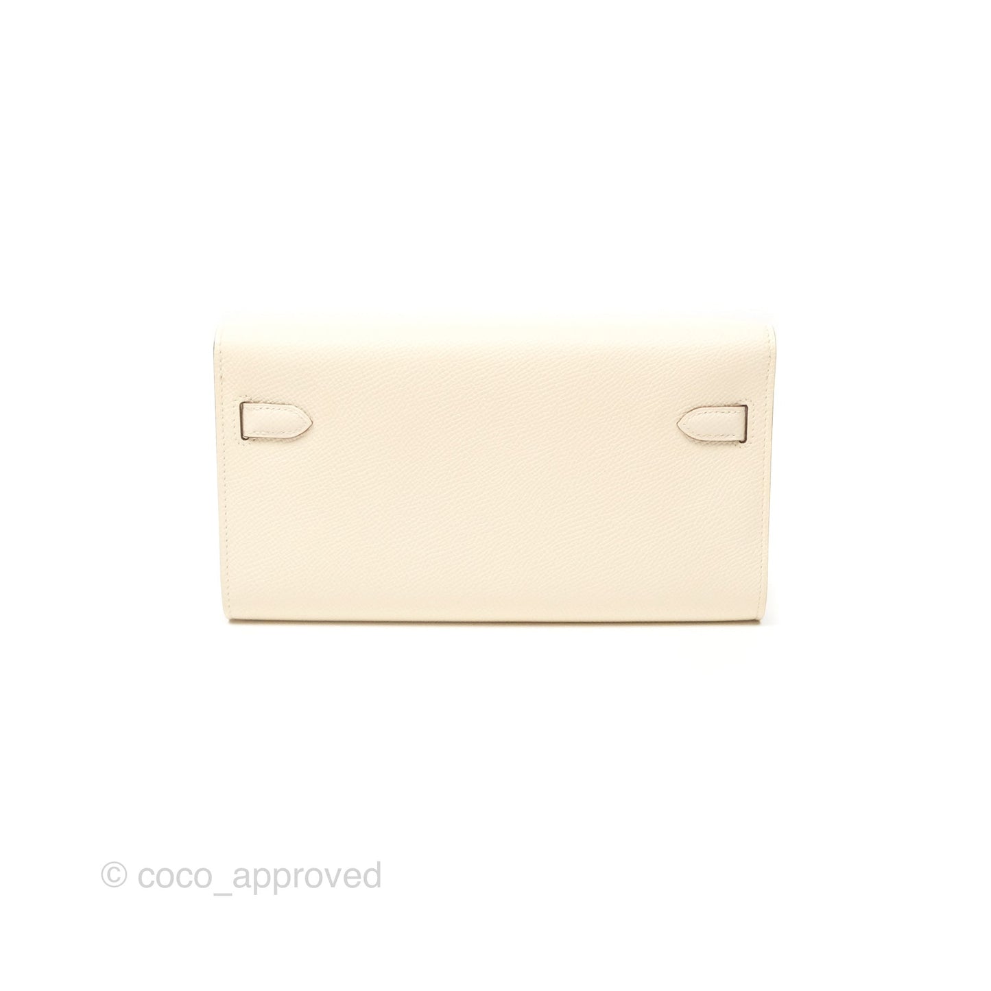 Hermès Kelly To Go Wallet Epsom Nata I2/ Jaune Poussin Gold Hardware