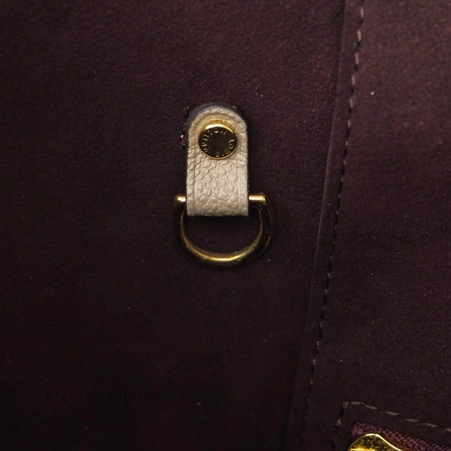 Louis Vuitton Neverfull MM Monogram Empreinte Leather Tourterelle