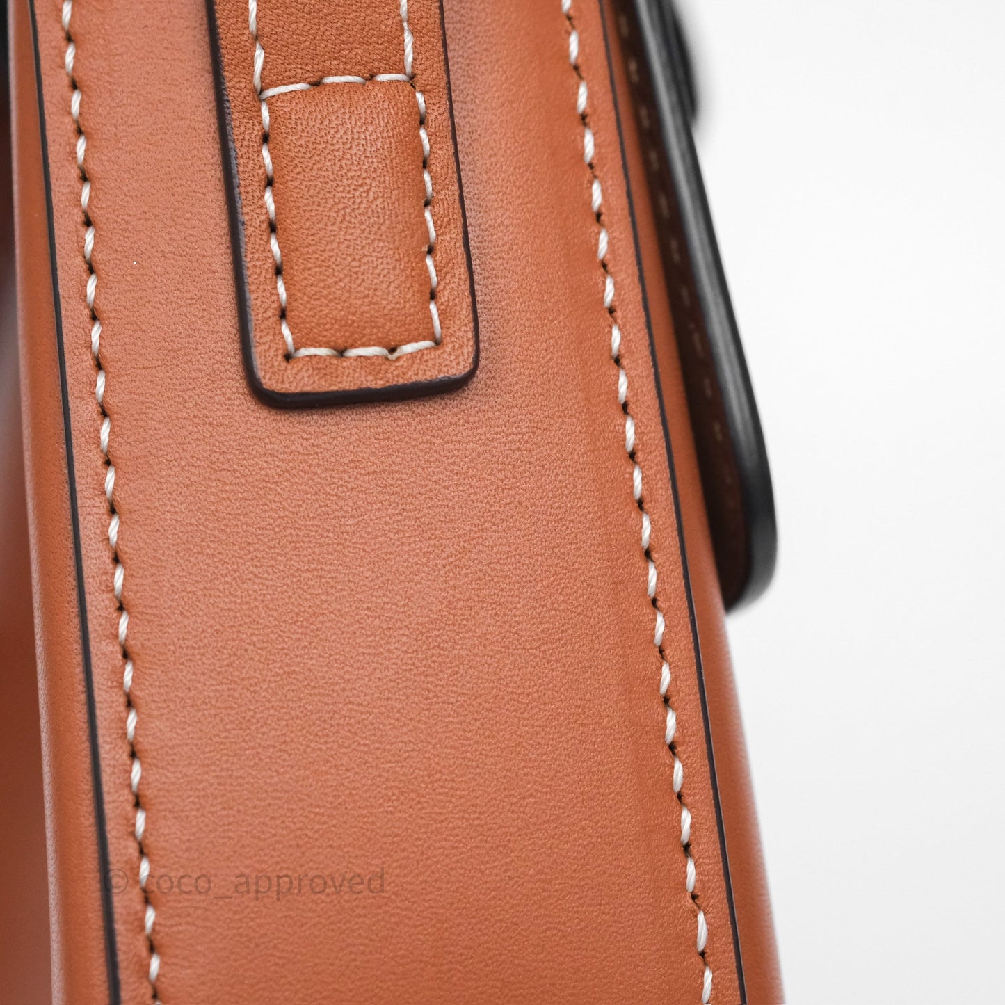 Celine Triomphe Shoulder Bag Tan Calfskin