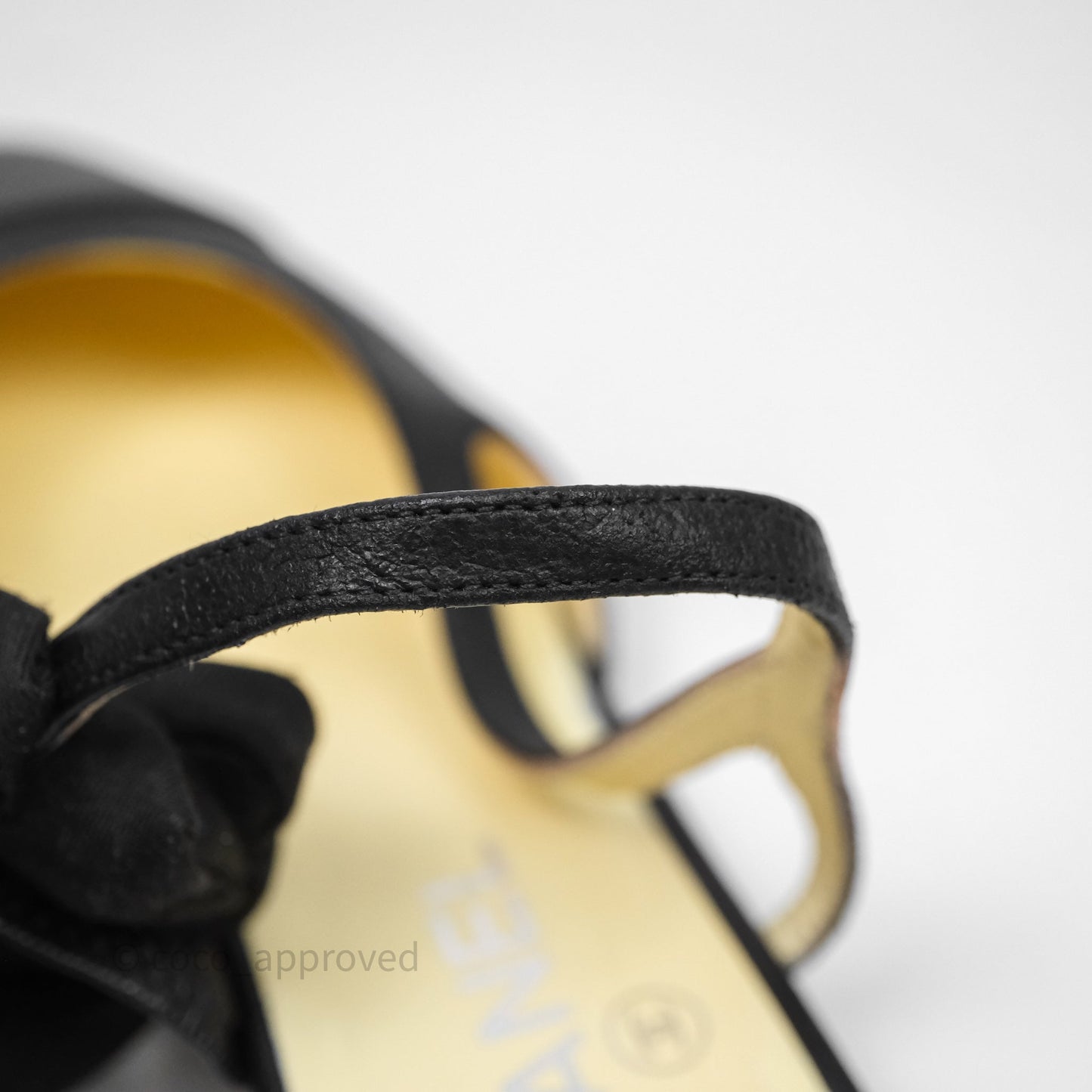 Chanel Classic Slingback Black Size 38