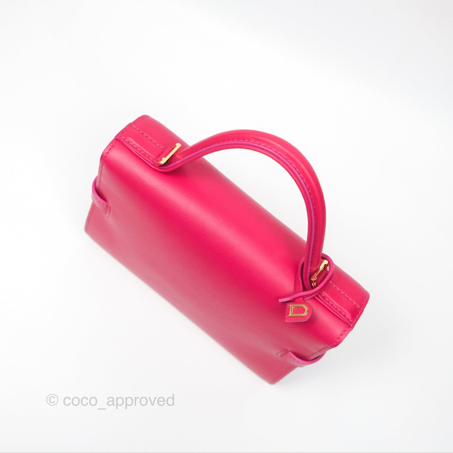 Delvaux Tempête Mini in Silky Calf Framboise