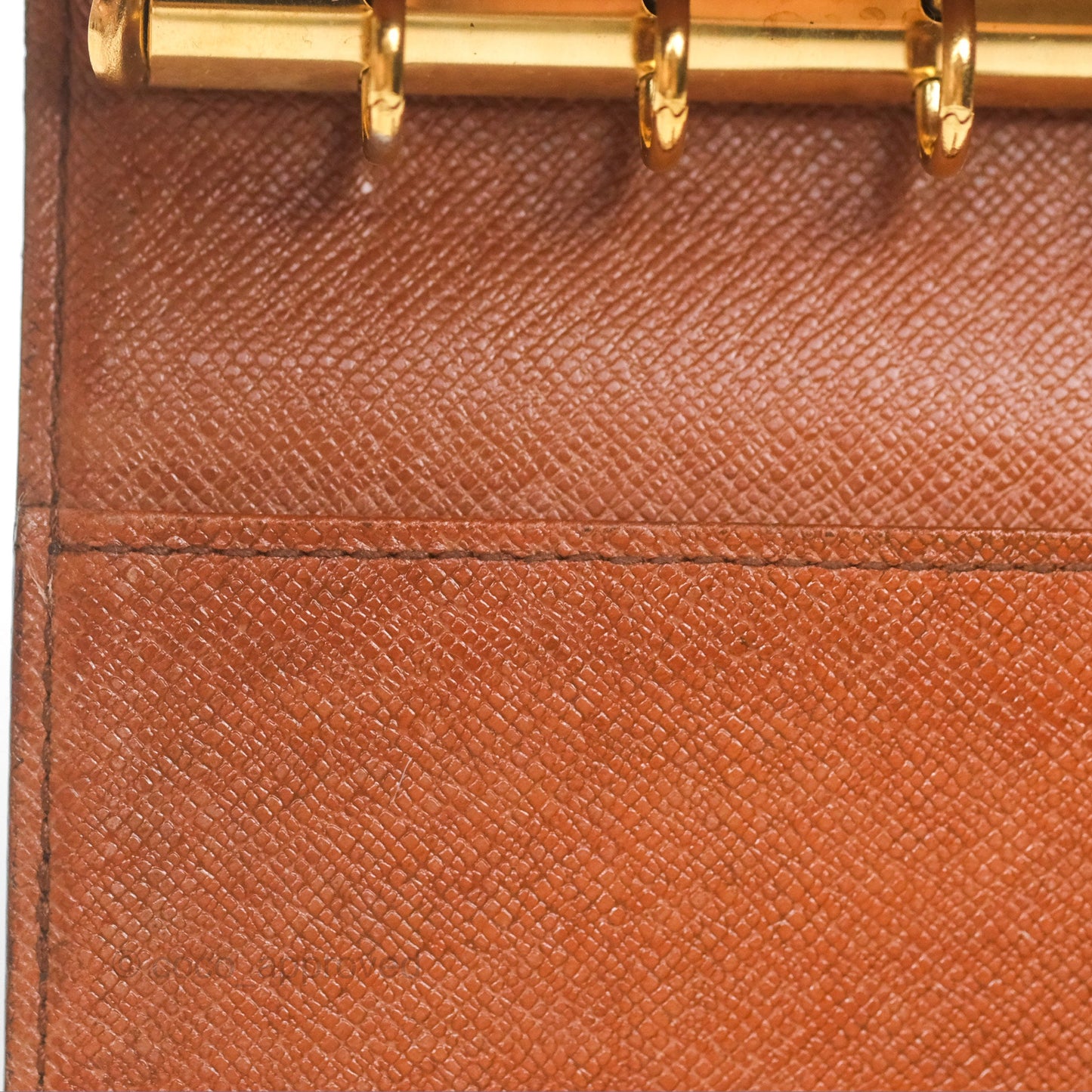 Louis Vuitton Vintage Small Ring Agenda Cover Monogram Canvas