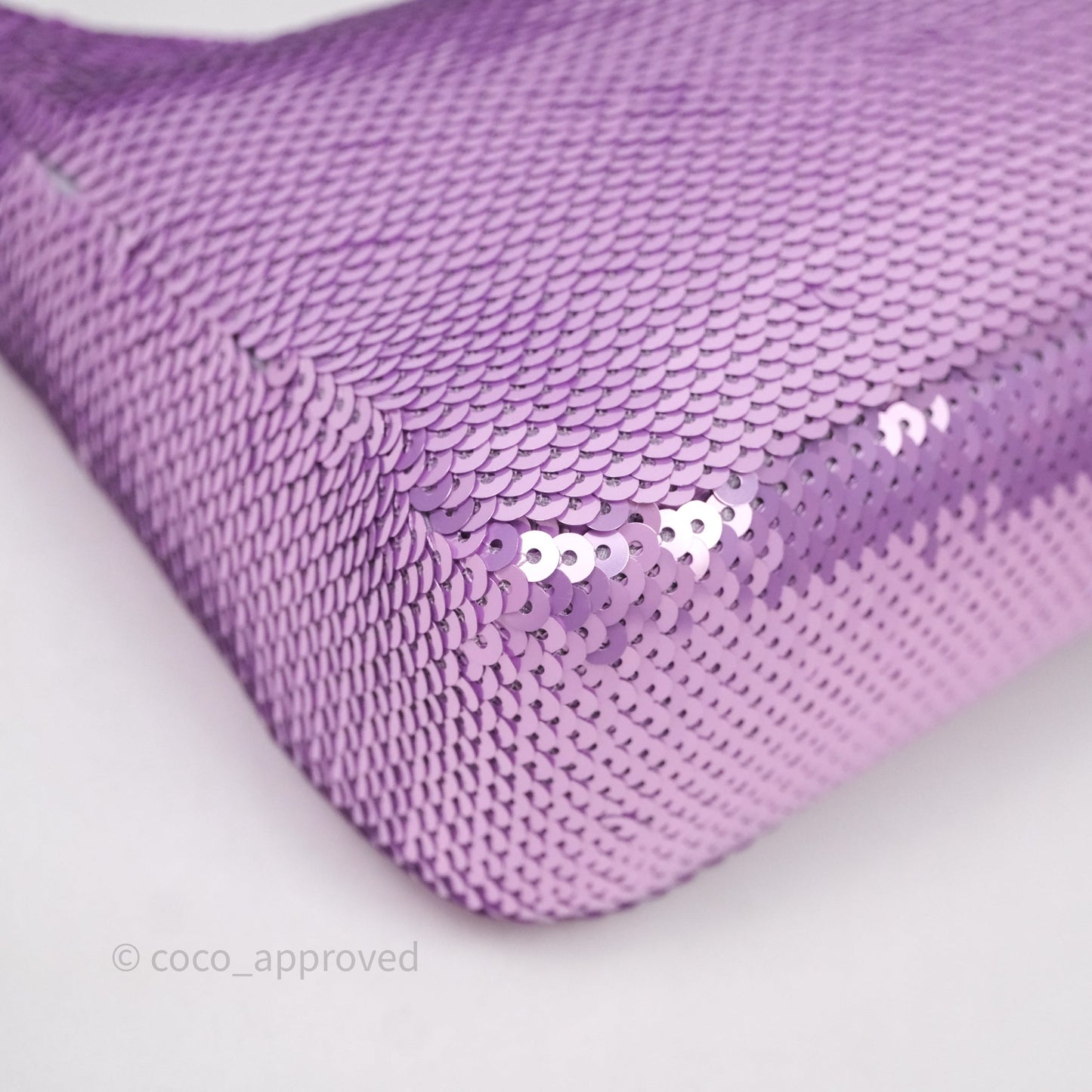 Prada Re-Edition 2000 Nylon Mini Hobo Bag Purple Sequin