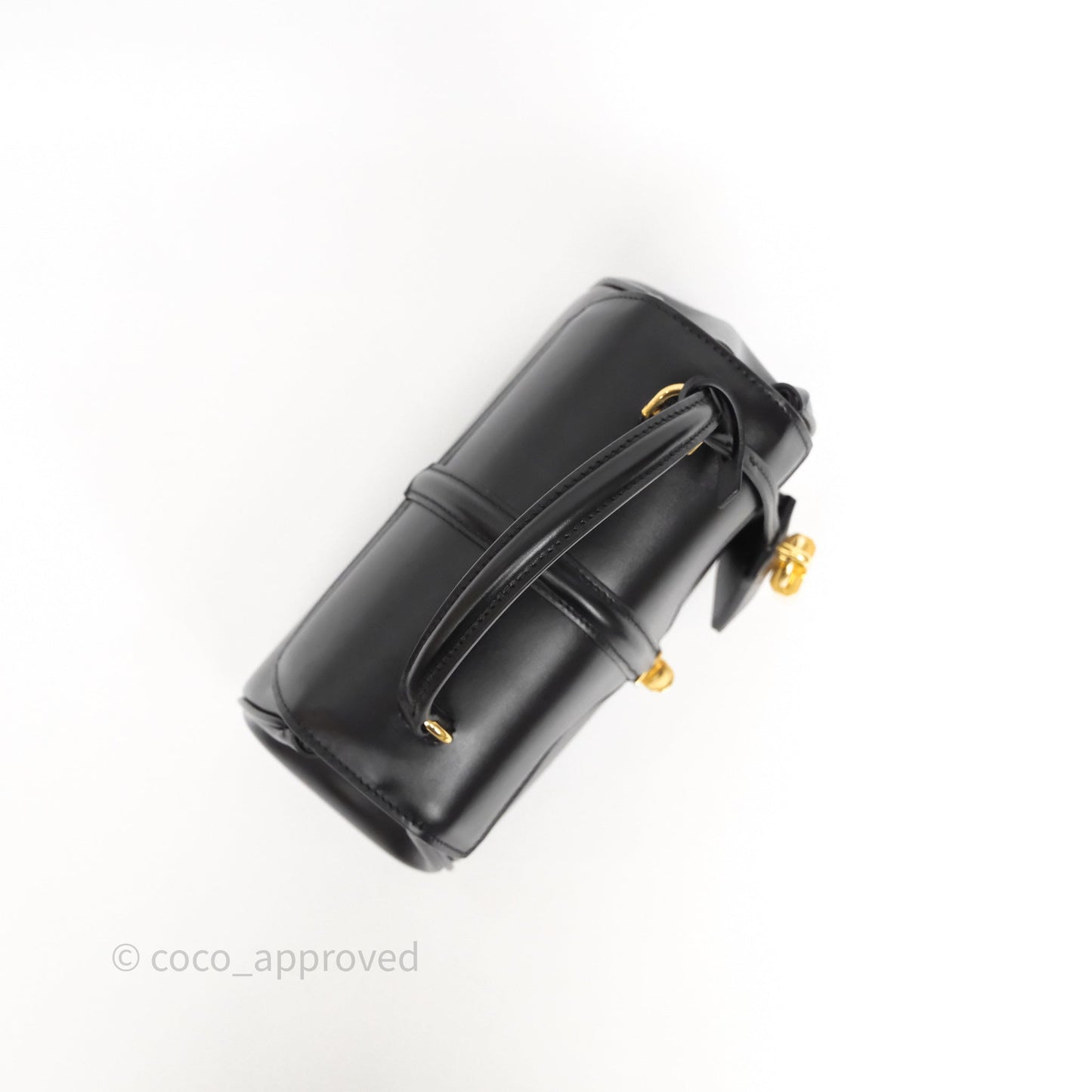 Celine Mini 16 Bag in Satinated Calfskin Black