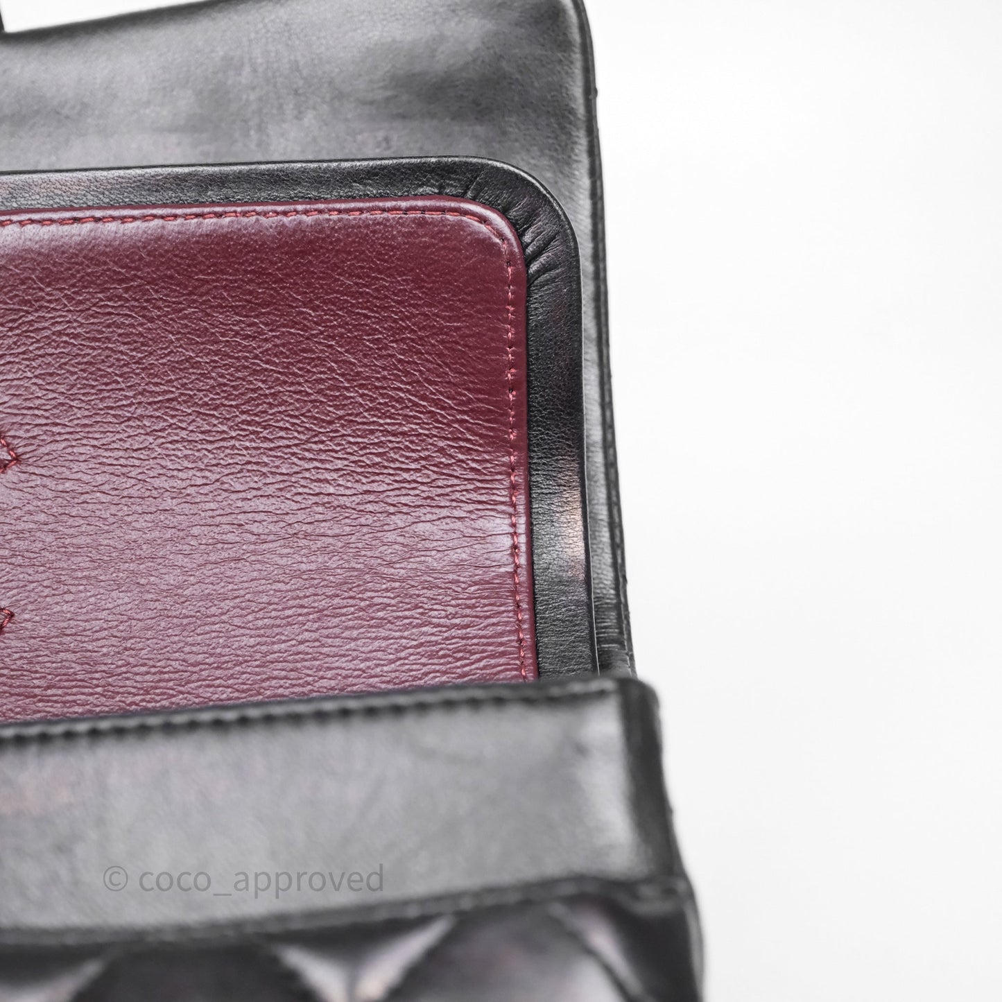 Chanel Small Classic Flap Quilted Black Lambskin Silver Hardware