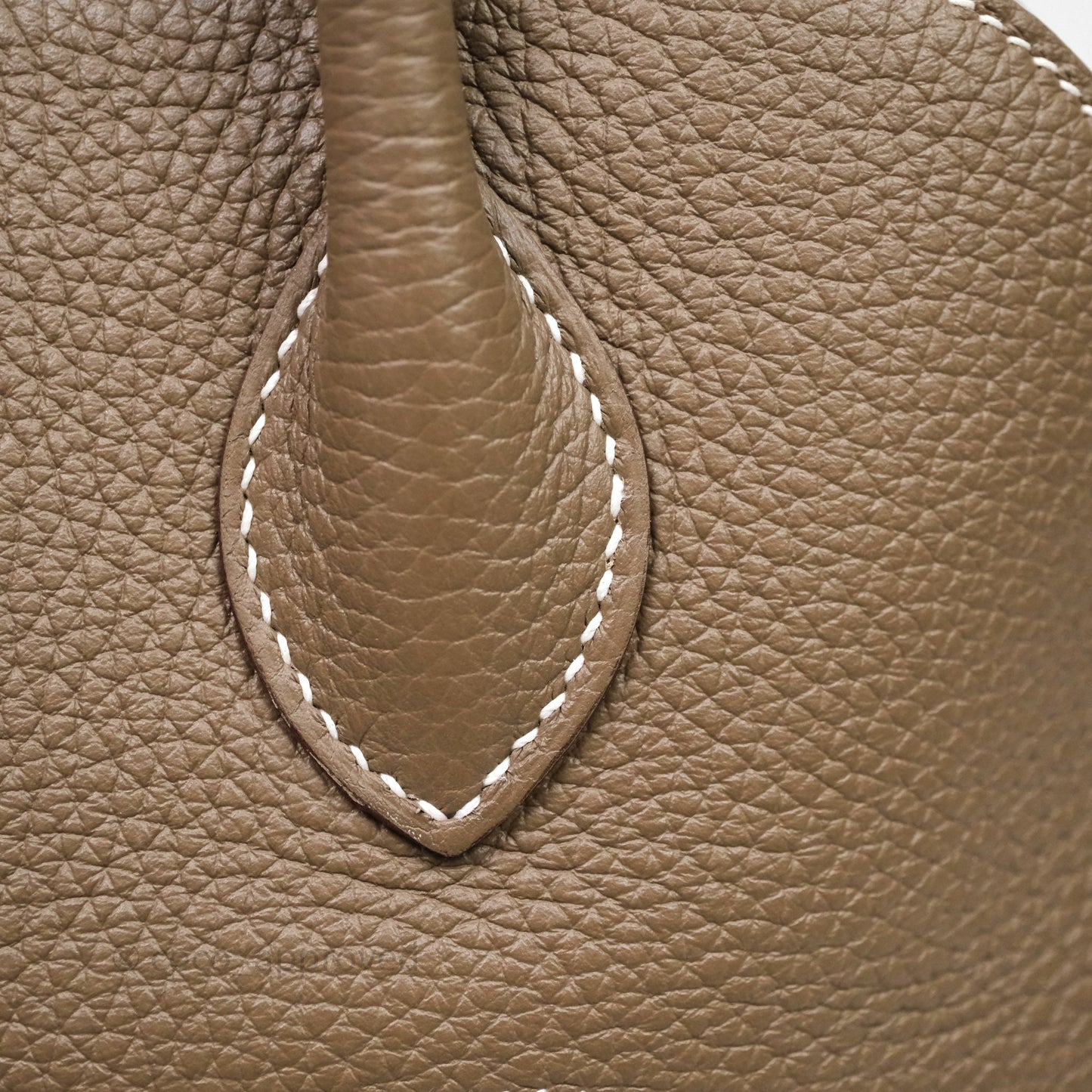 Hermès Bolide 31 Etoupe Evercolor Clemence Palladium Hardware