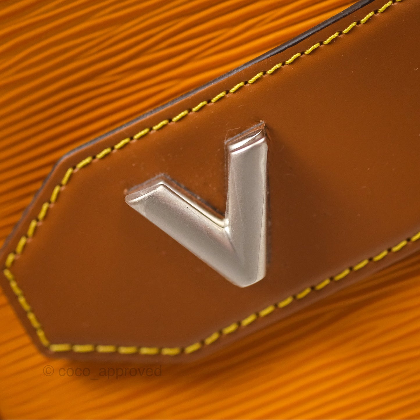 Louis Vuitton Twist Bucket Bag Gold Epi Matte Silver Hardware