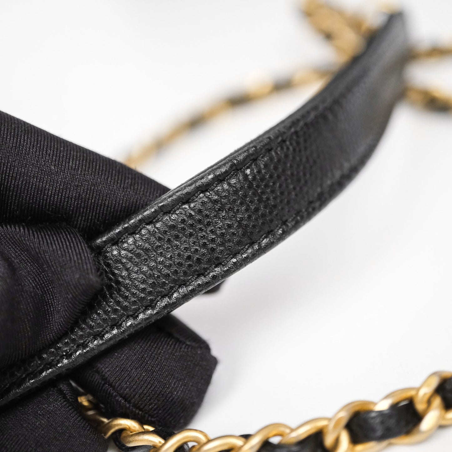 Chanel Small Coco Handle Black Caviar Aged Gold Hardware Braided Handle