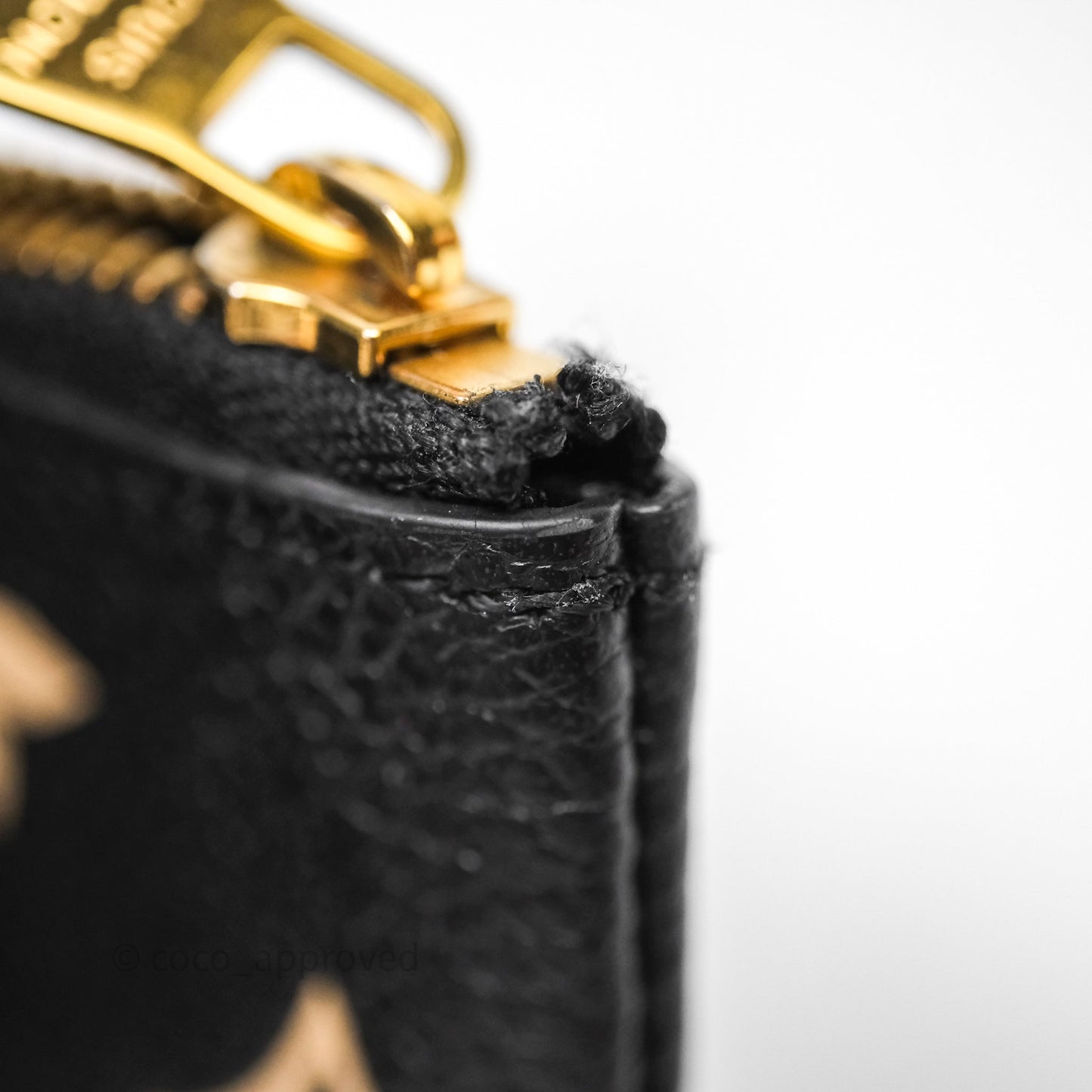 Louis Vuitton Key Pouch Black Monogram Canvas