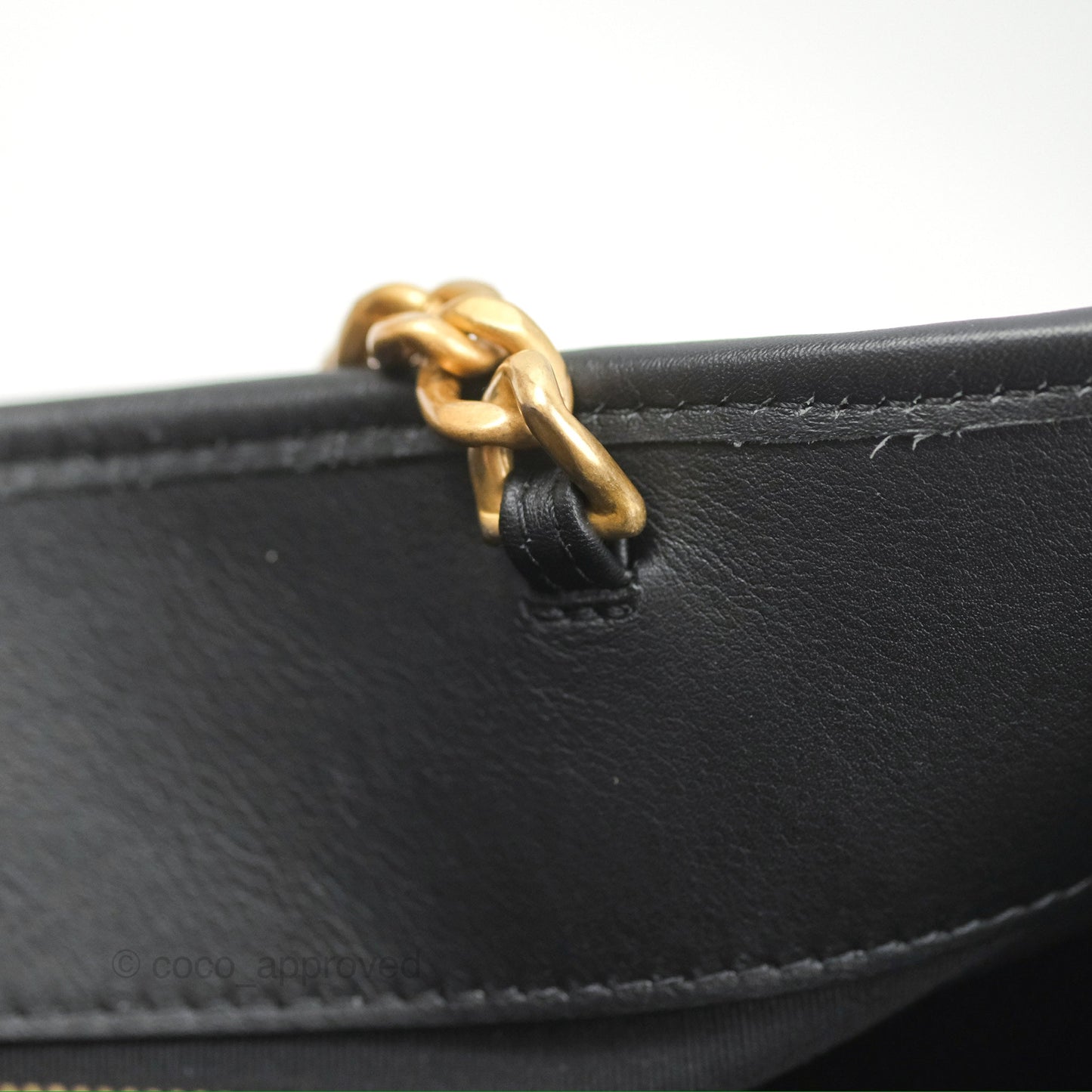 Chanel Tweed Tote Bag Leather Gold Hardware 22K