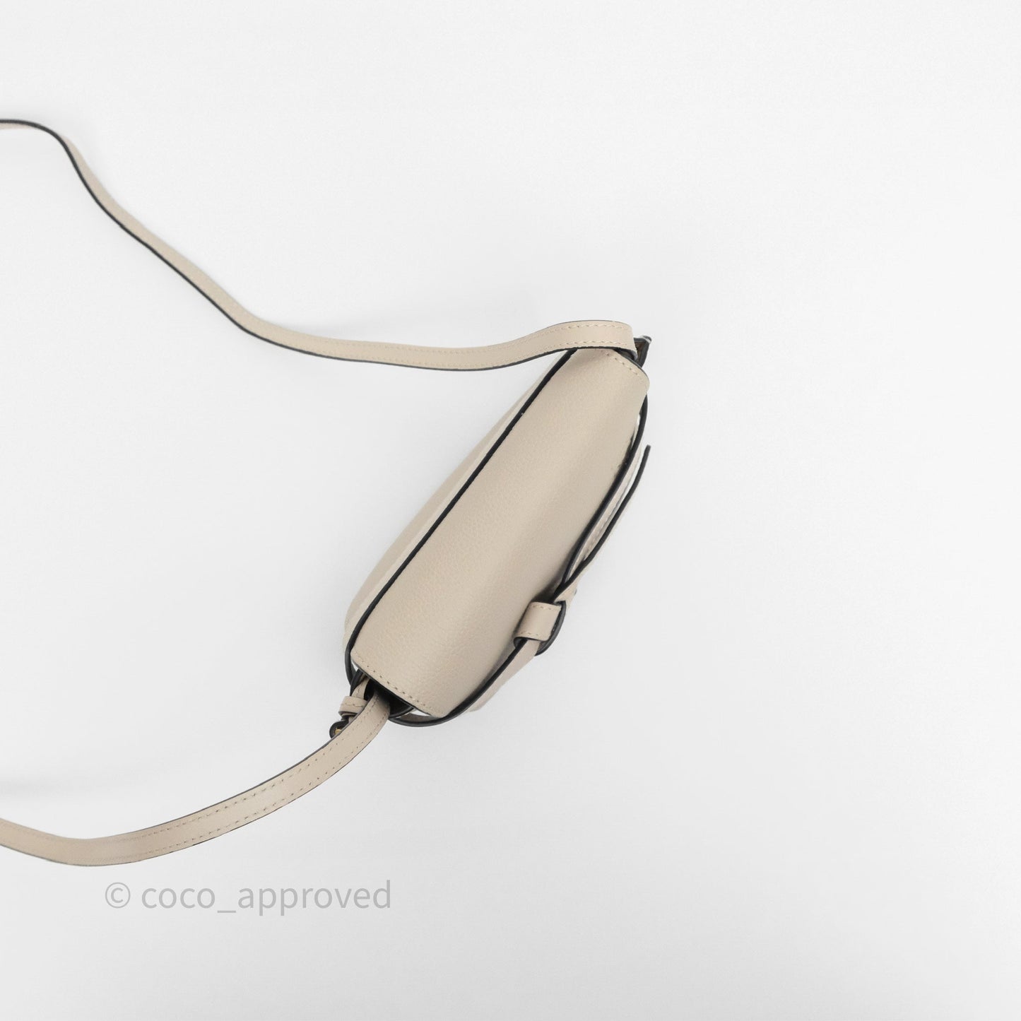 Loewe Mini Dual Gate Bag Sand Grain Calfskin
