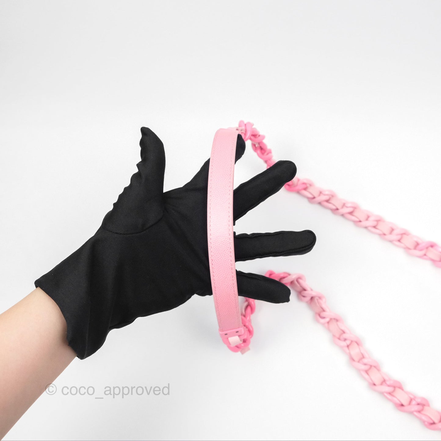 Chanel Mini Flap Bag Pink Ombre Caviar Pink Lacquered Metal Hardware 24C