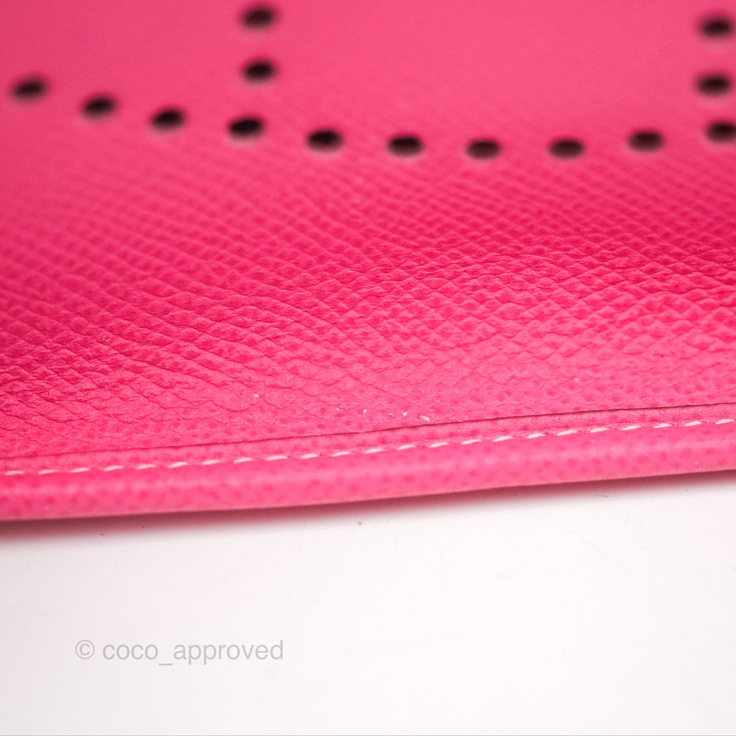 Hermès Mini Evelyne 16 Hot Pink Epsom Palladium Hardware