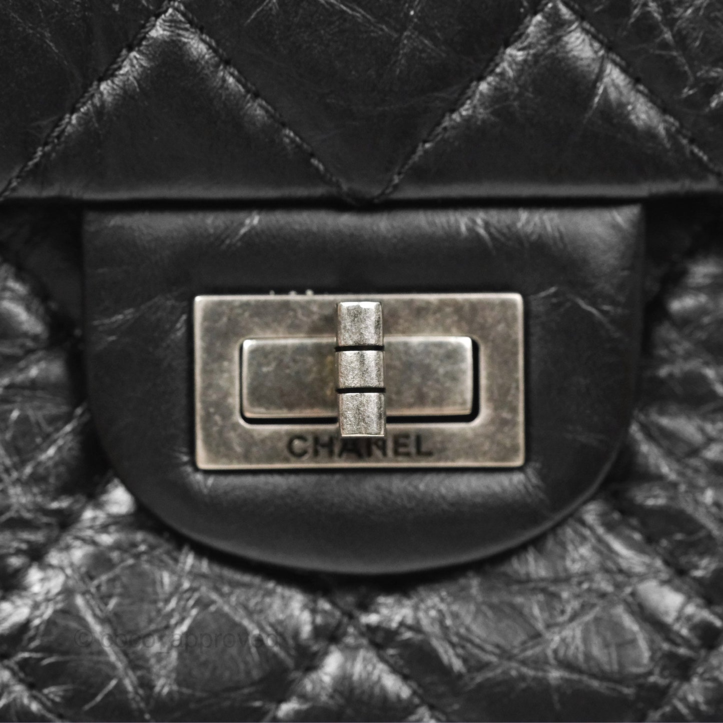 Chanel Reissue 226 Quilted Black Aged Calfskin Ruthenium Hardware