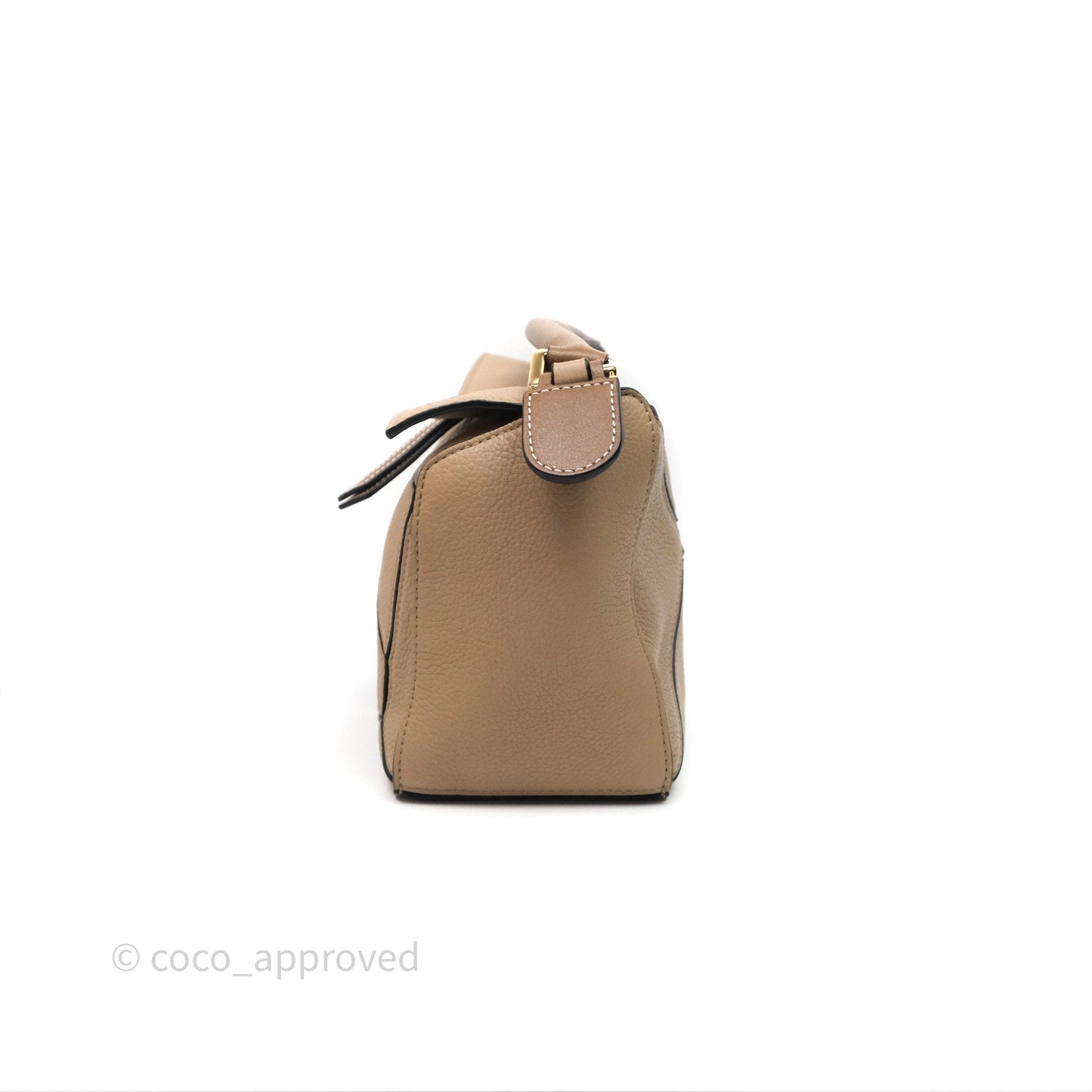 Loewe Small Puzzle Bag Sand Mink Grained Calfskin