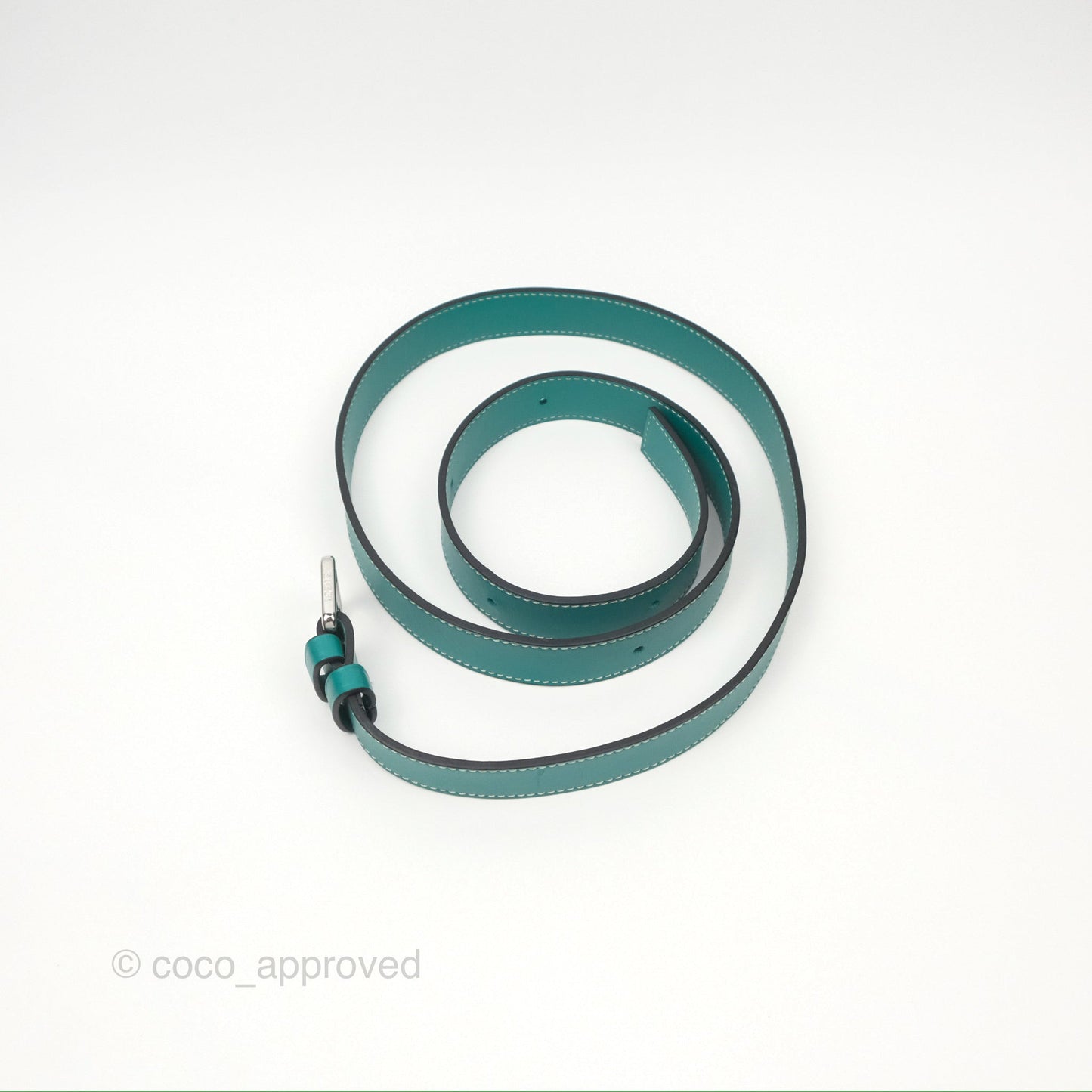 Loewe Mini Gate Belt Bag in Soft Calfskin Green