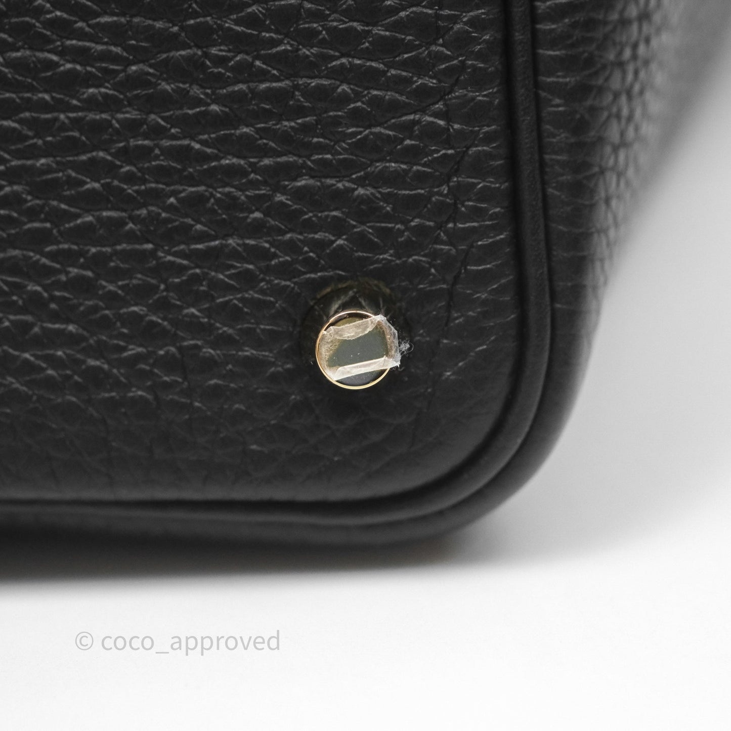 Hermès Picotin 18 Black Noir 89 Clemence Gold Hardware