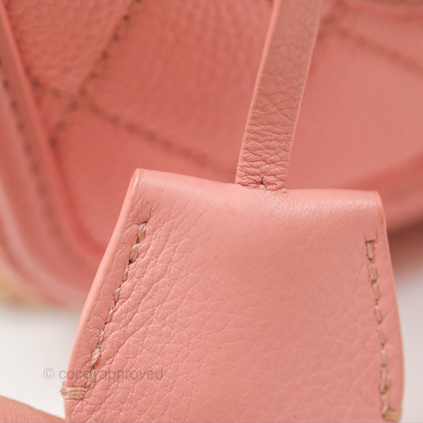 Chanel Quilted Small CC Filigree Vanity Case Dusty Pink Caviar Gold Hardware