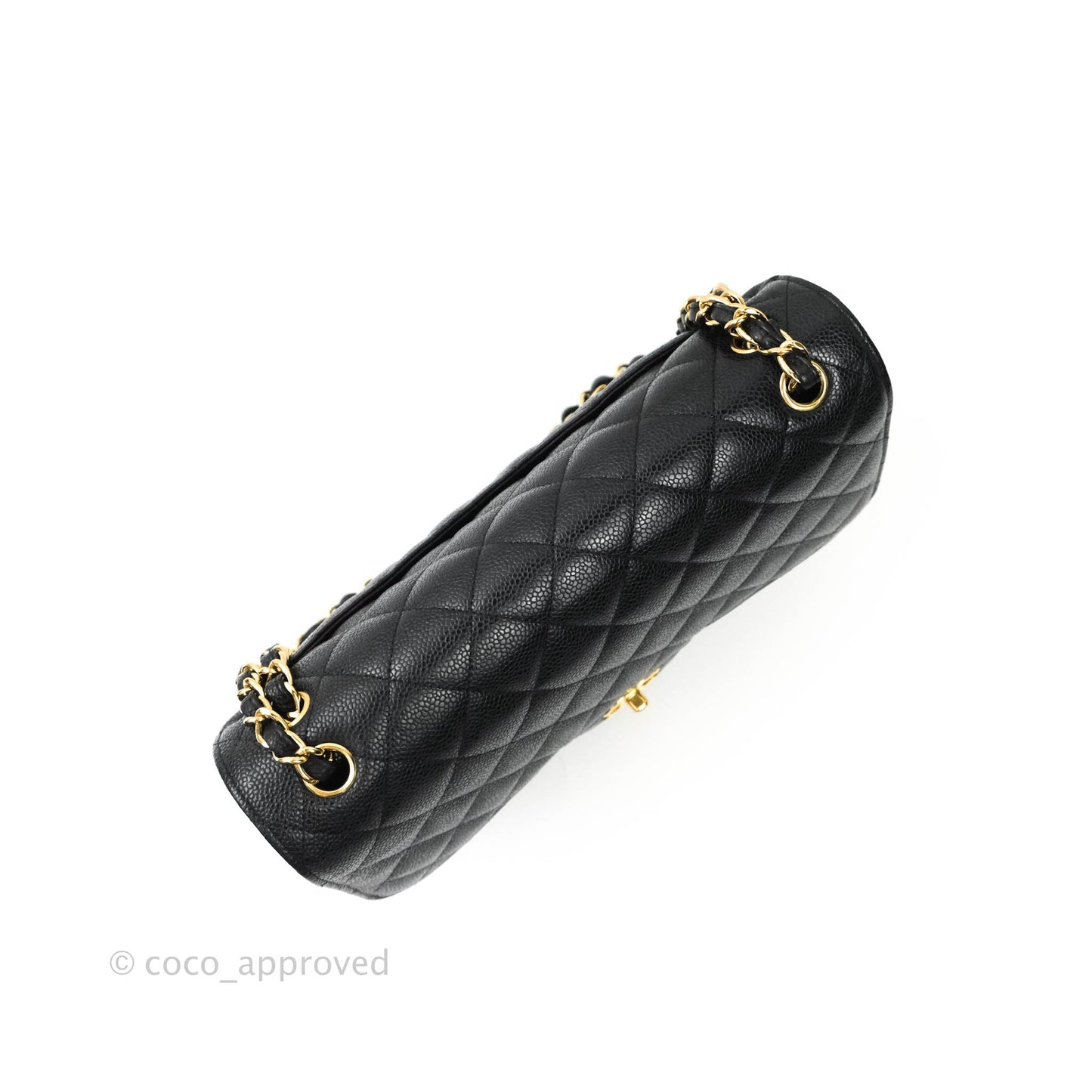 Chanel Jumbo Double Flap Black Caviar Gold Hardware⁣⁣