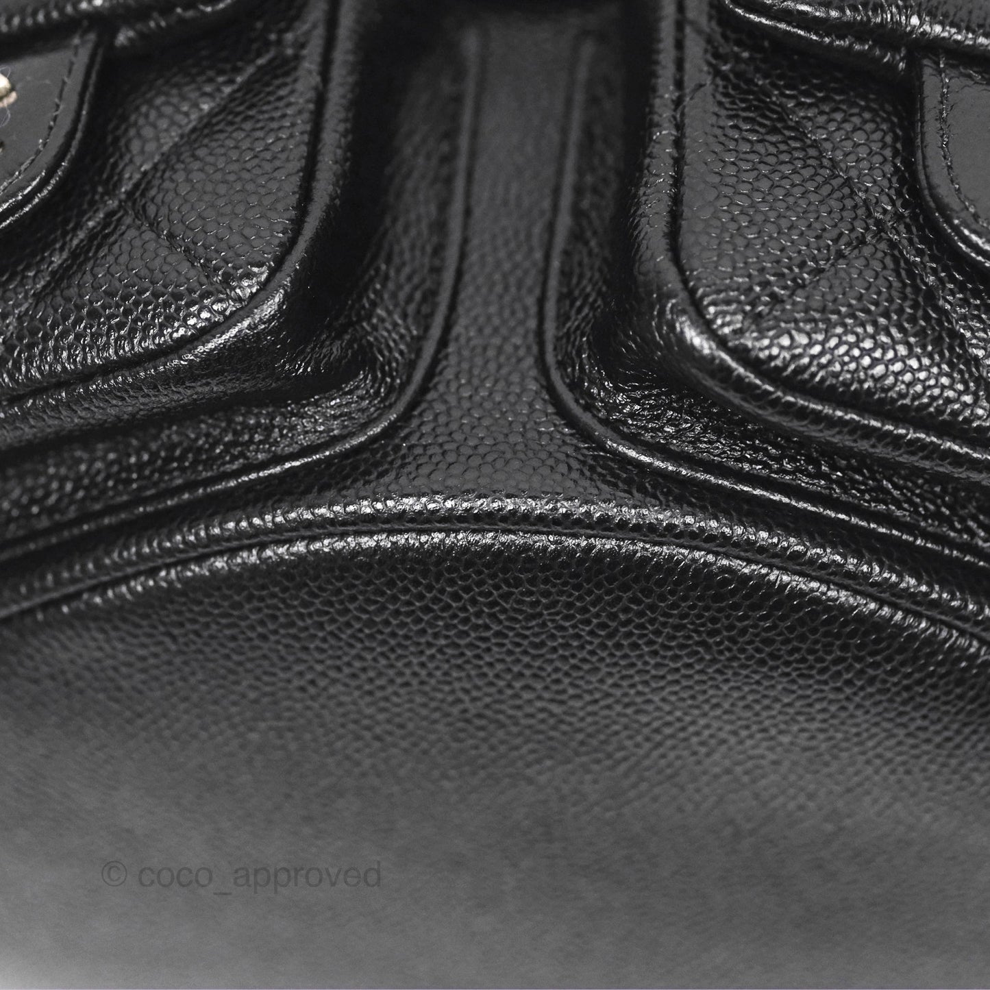 Chanel Duma Backpack Small Black Caviar Gold Hardware