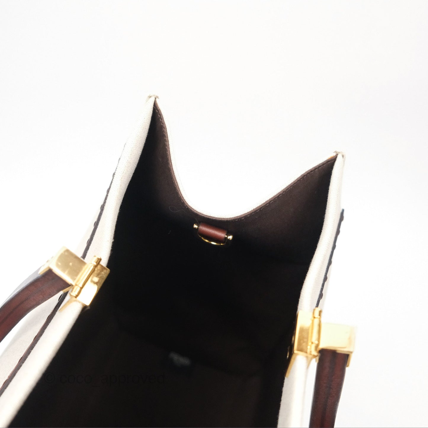 Fendi Sunshine Medium Tote Beige Fabric
