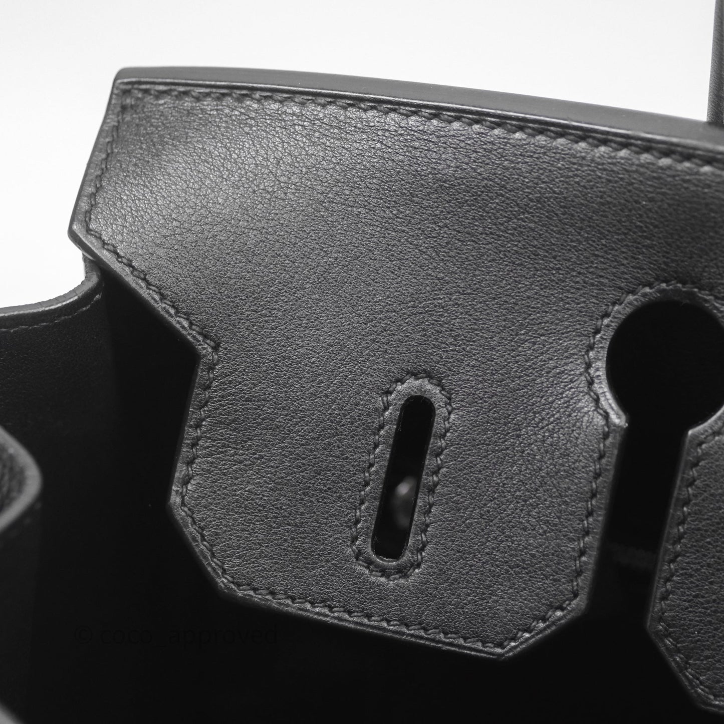 Hermès Birkin 30 Noir 89 Evergrain Palladium Hardware