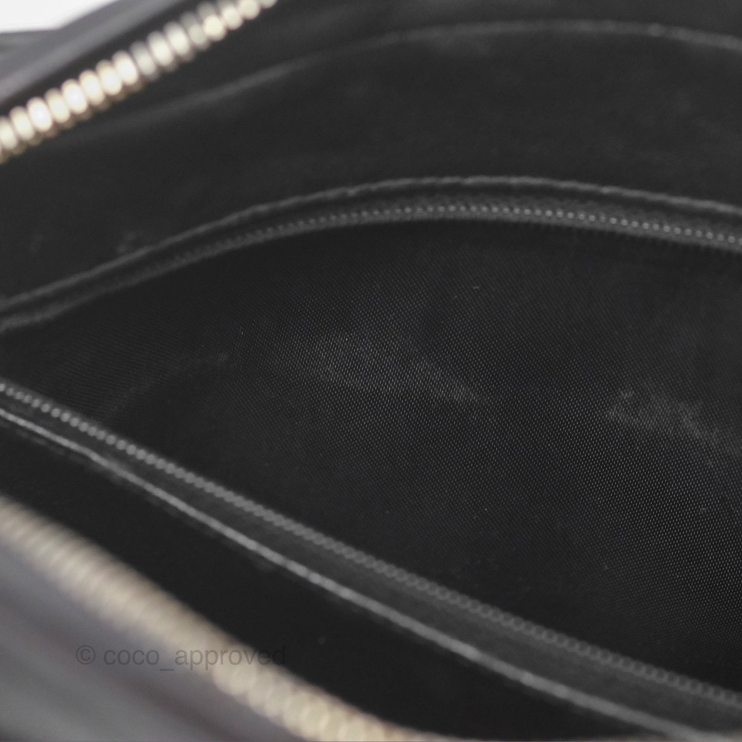 Chanel Vintage Small Camera Bag Black Lambskin Gold Hardware