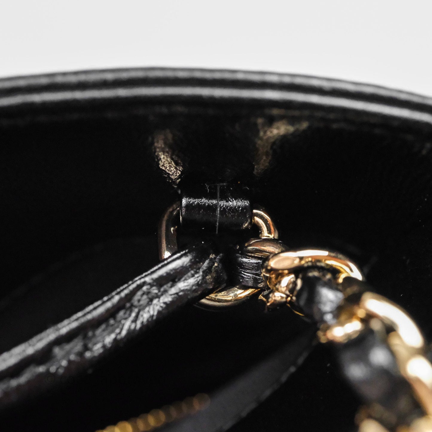 Chanel 31 Small Shopping Bag Shiny Lambskin Black Gold Hardware