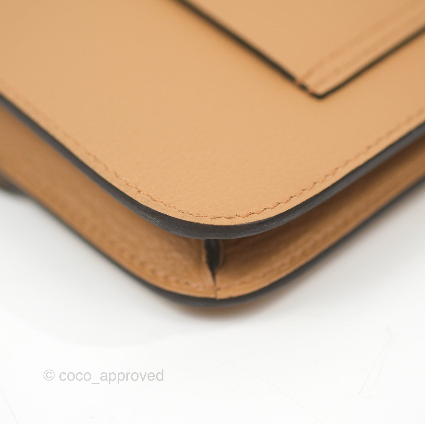 Hermès Constance Slim Wallet Chai/Lime Evercolor Gold Hardware