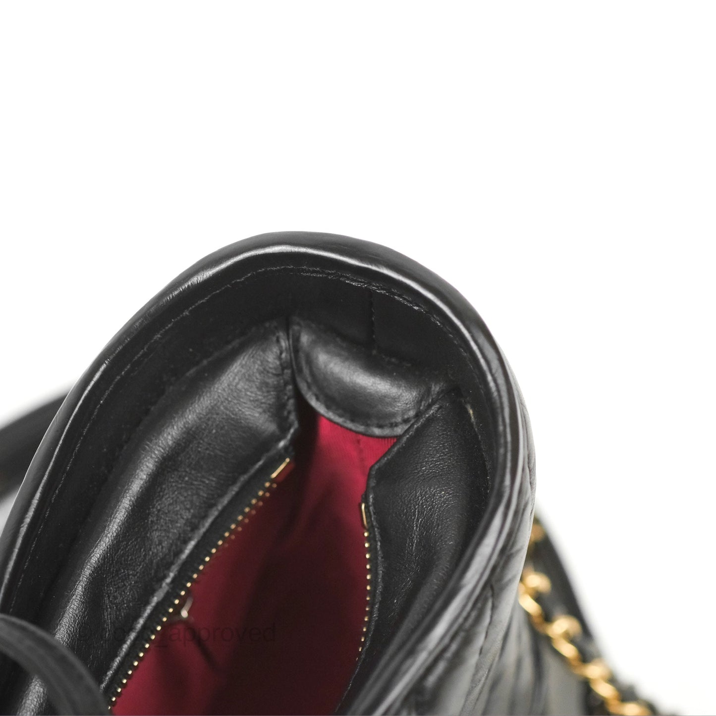Chanel Calfskin Chevron Small Gabrielle Hobo Black Mixed Hardware