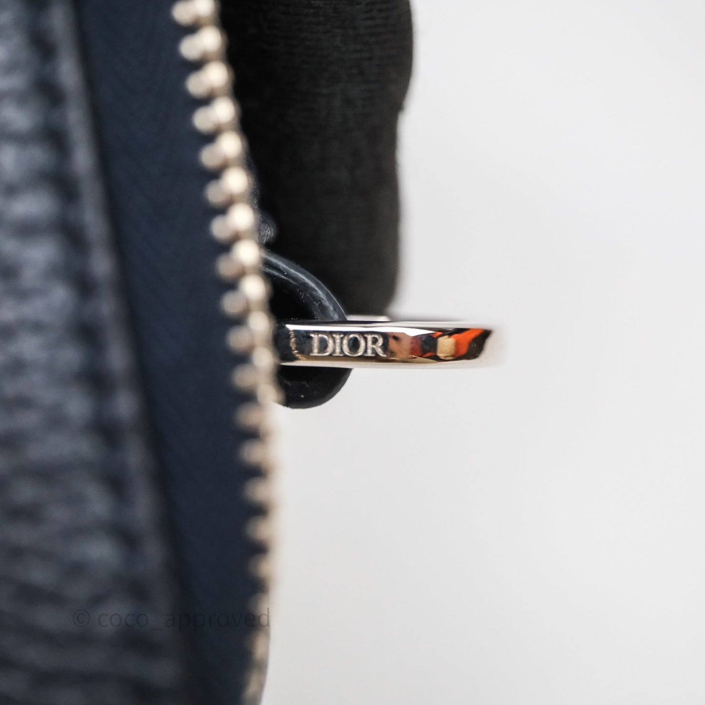 Christian Dior x Air Jordan Messenger Bag Navy Silver Hardware