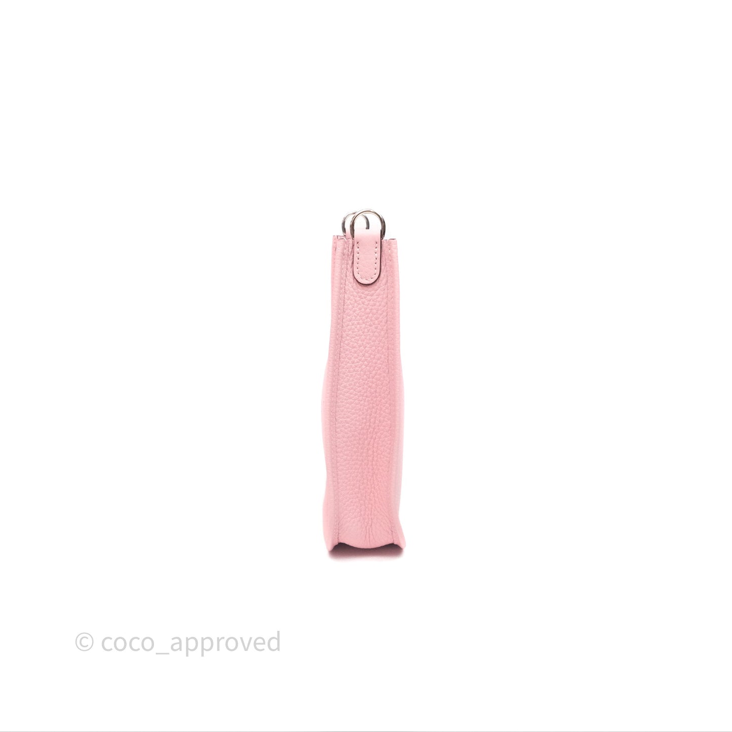 Hermès Mini Evelyne 16 Sakura/Rose Clemence Palladium Hardware