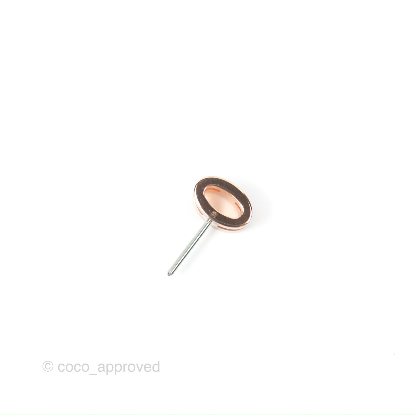 Hermès Mini Pop H Earrings New Gold Rose Gold Hardware