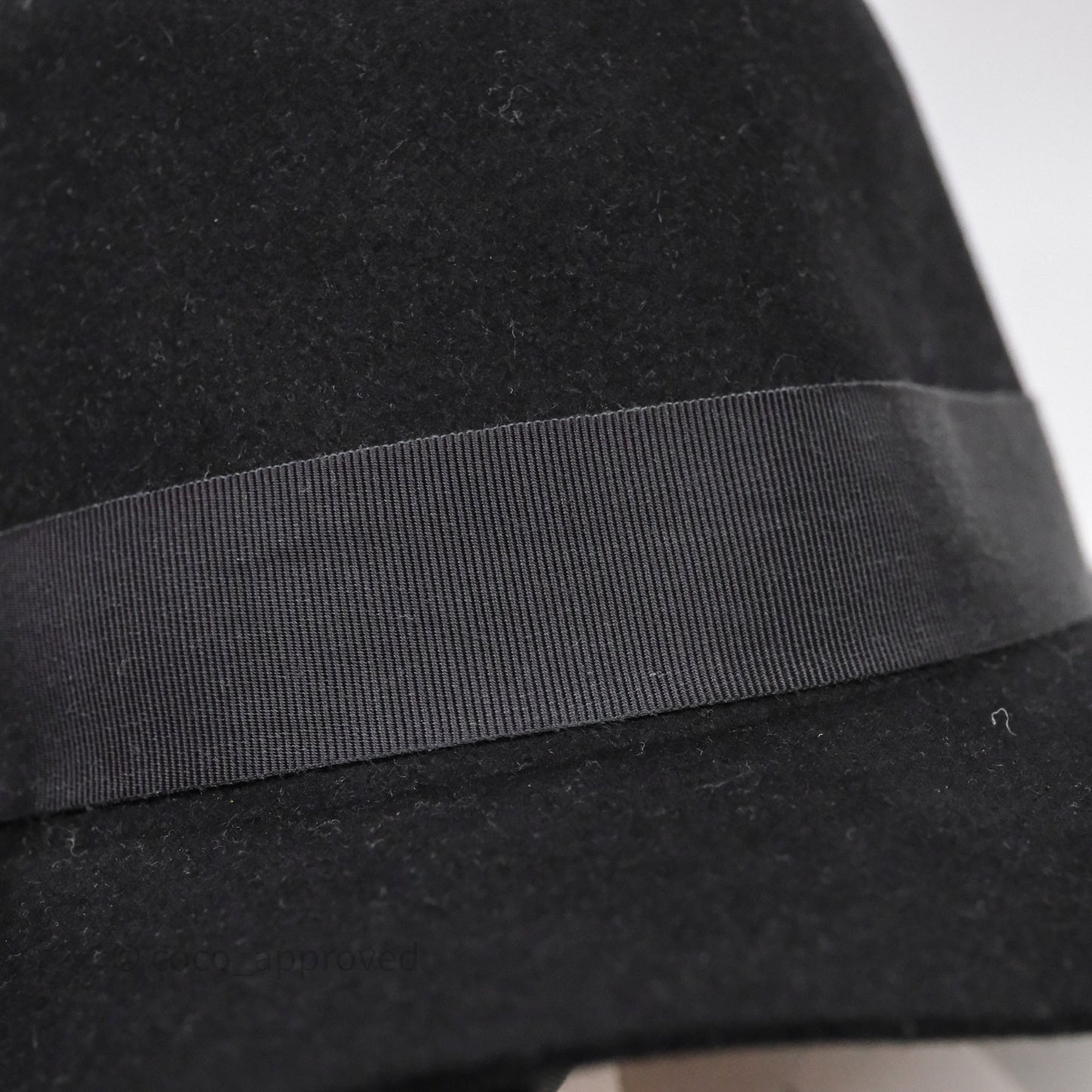 Hermès Black Trilby Hat Size 59