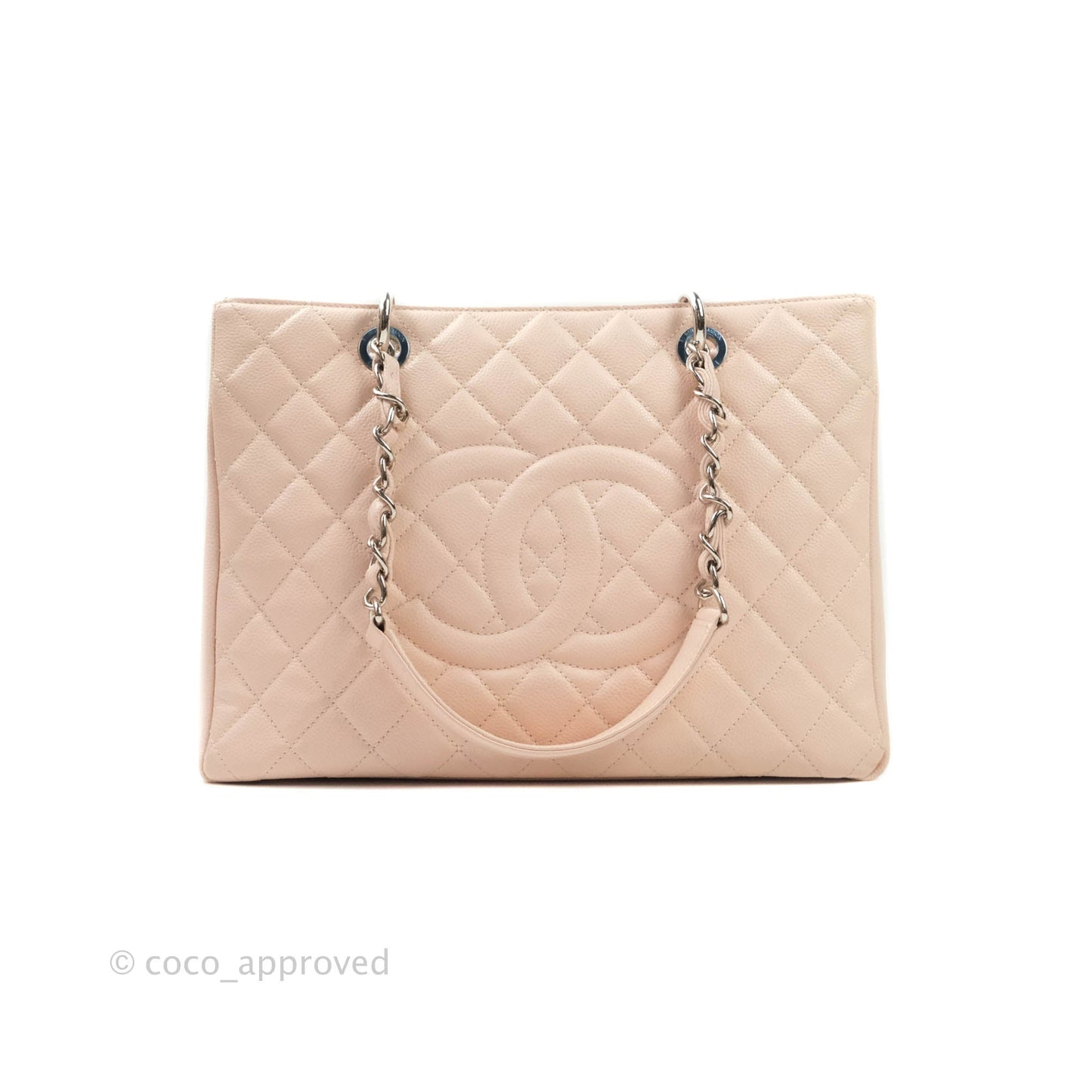 Chanel GST Pink Caviar Silver Hardware