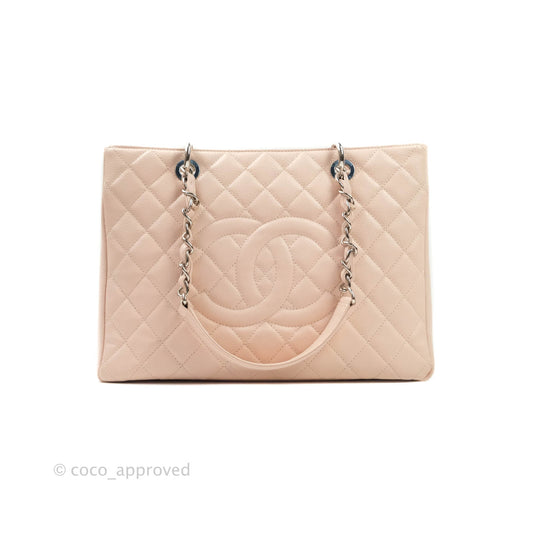 Chanel GST Pink Caviar Silver Hardware