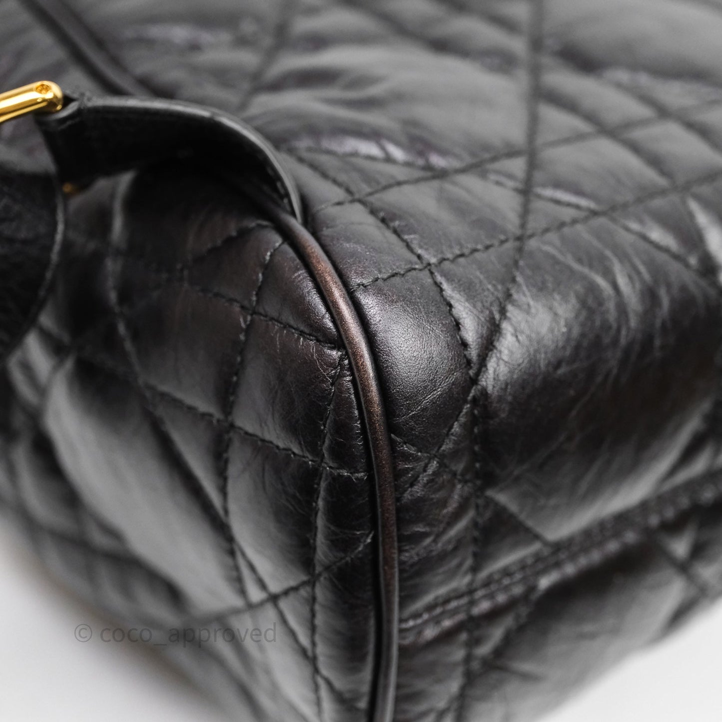 Christian Dior Medium Dior Caro Backpack Black Macrocannage Lambskin
