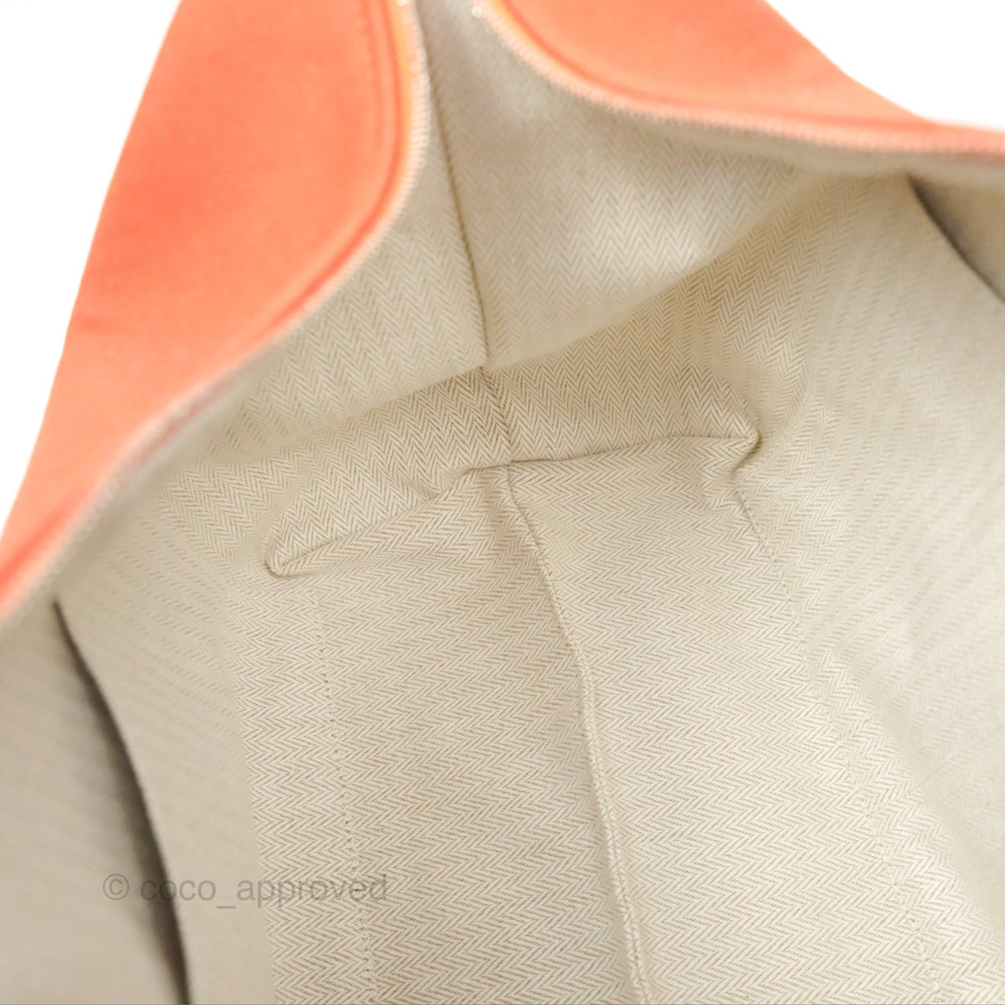 Hermès Small Bride-A-Brac Orange Feu Canvas