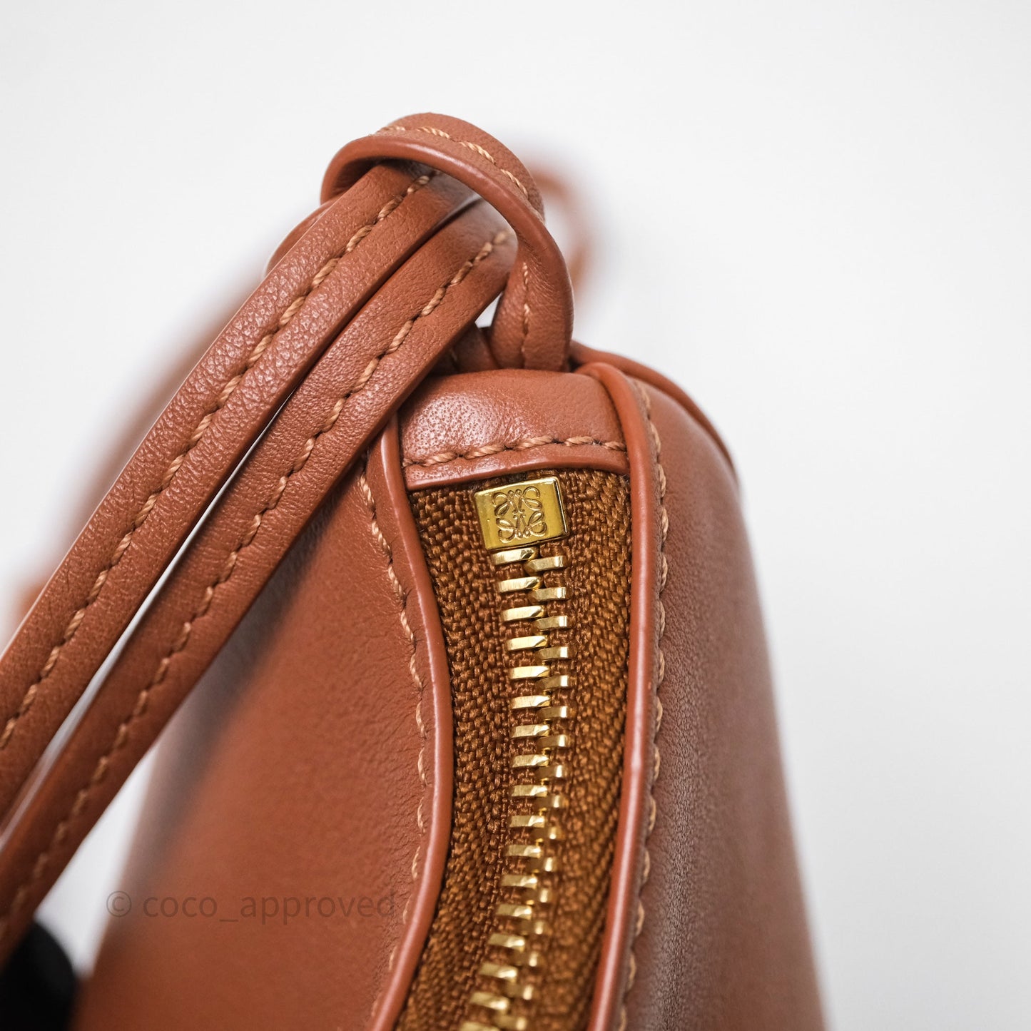 Loewe Mini Hammock Shoulder Bag Brown
