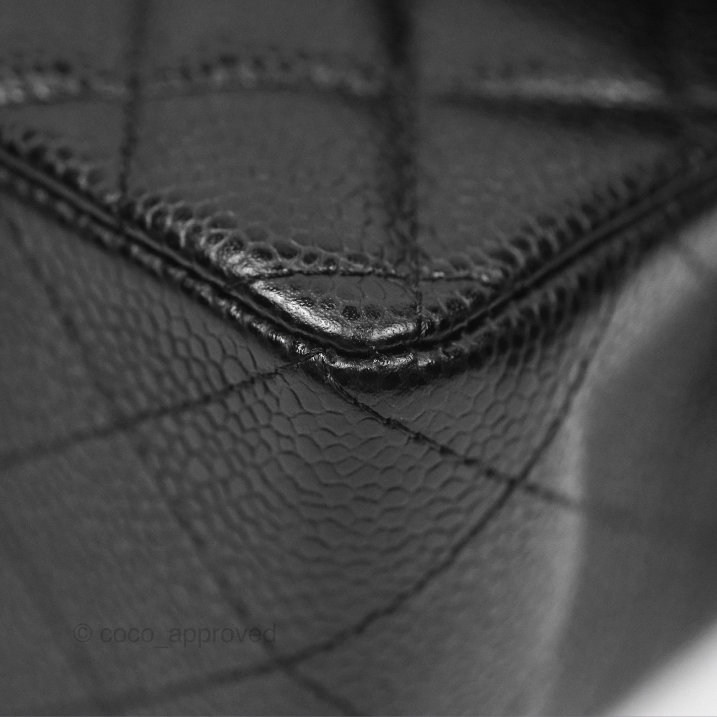 Chanel Small Classic Flap Quilted Black Caviar Gold Hardware