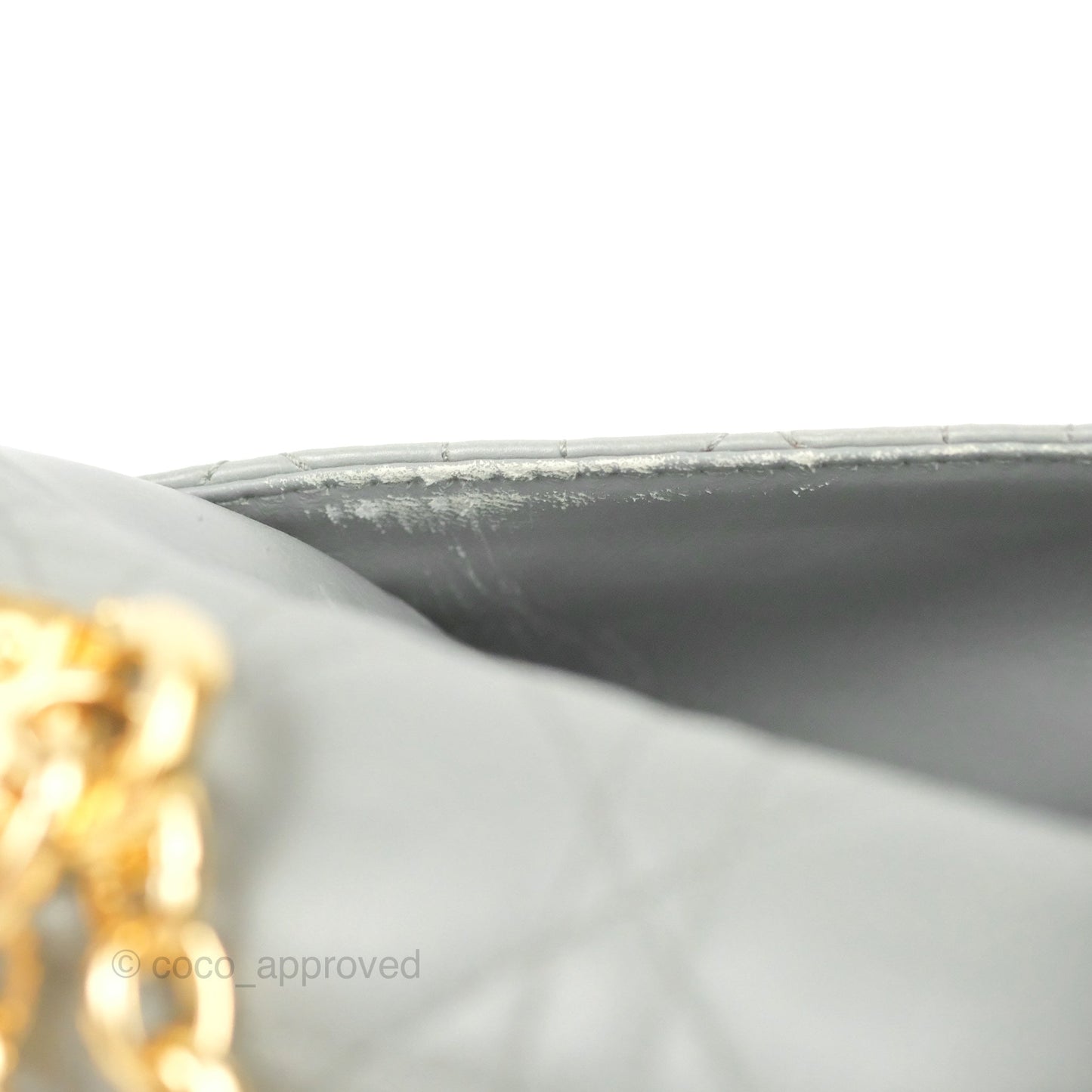 Dior Small Caro Bag Stone Gray Supple Cannage Calfskin
