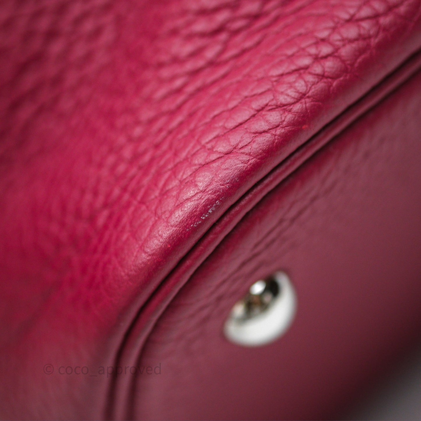 Hermès Bolide 1923 31 Rubis B5 Clemence Palladium Hardware